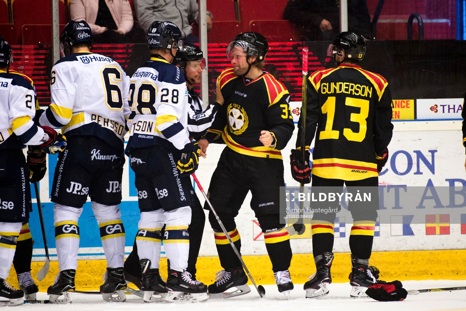 Brynäs Jonathan Granström  i bråk