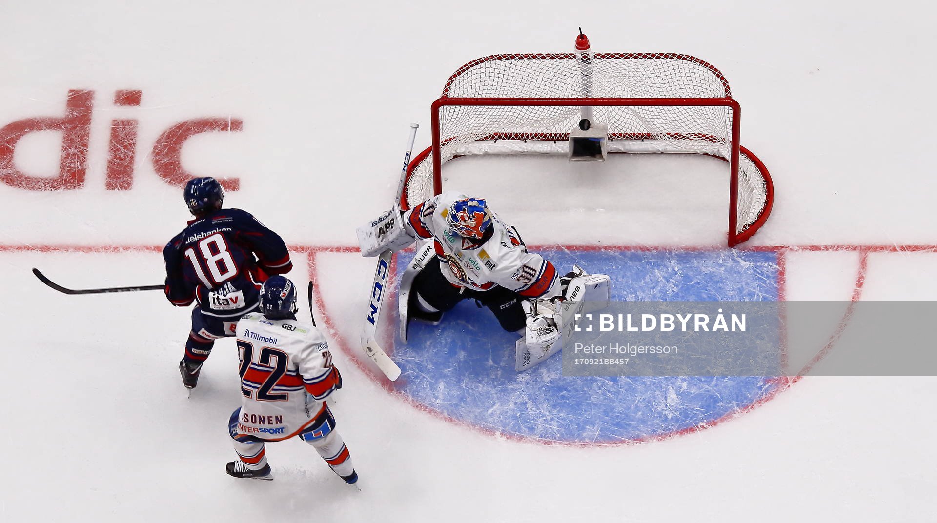 Mål 2-0 av Linköpings Jakob Lilja förbi Växjös