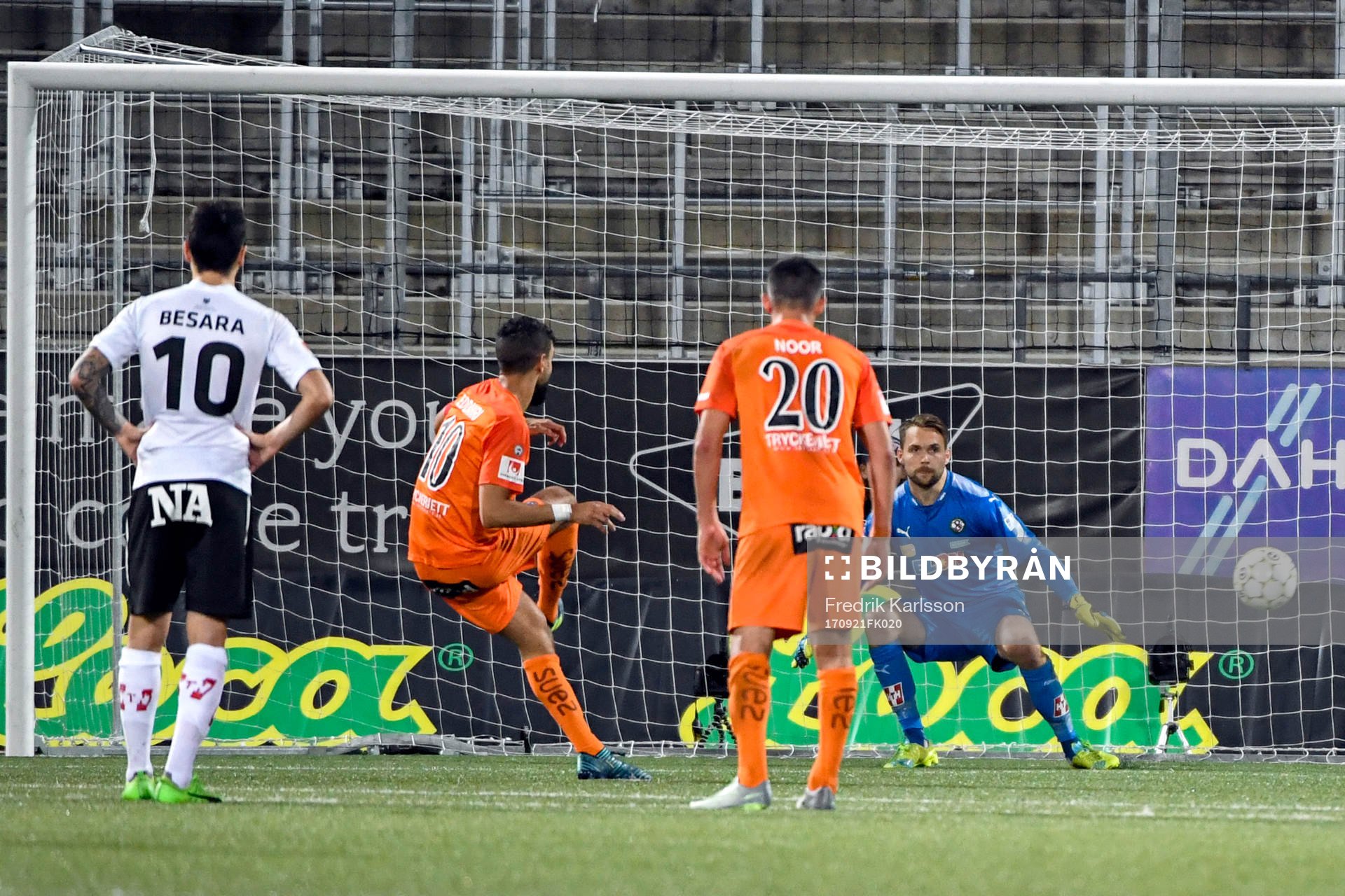 AFC Eskilstunas Omar Eddahri gör 2-2 på straff