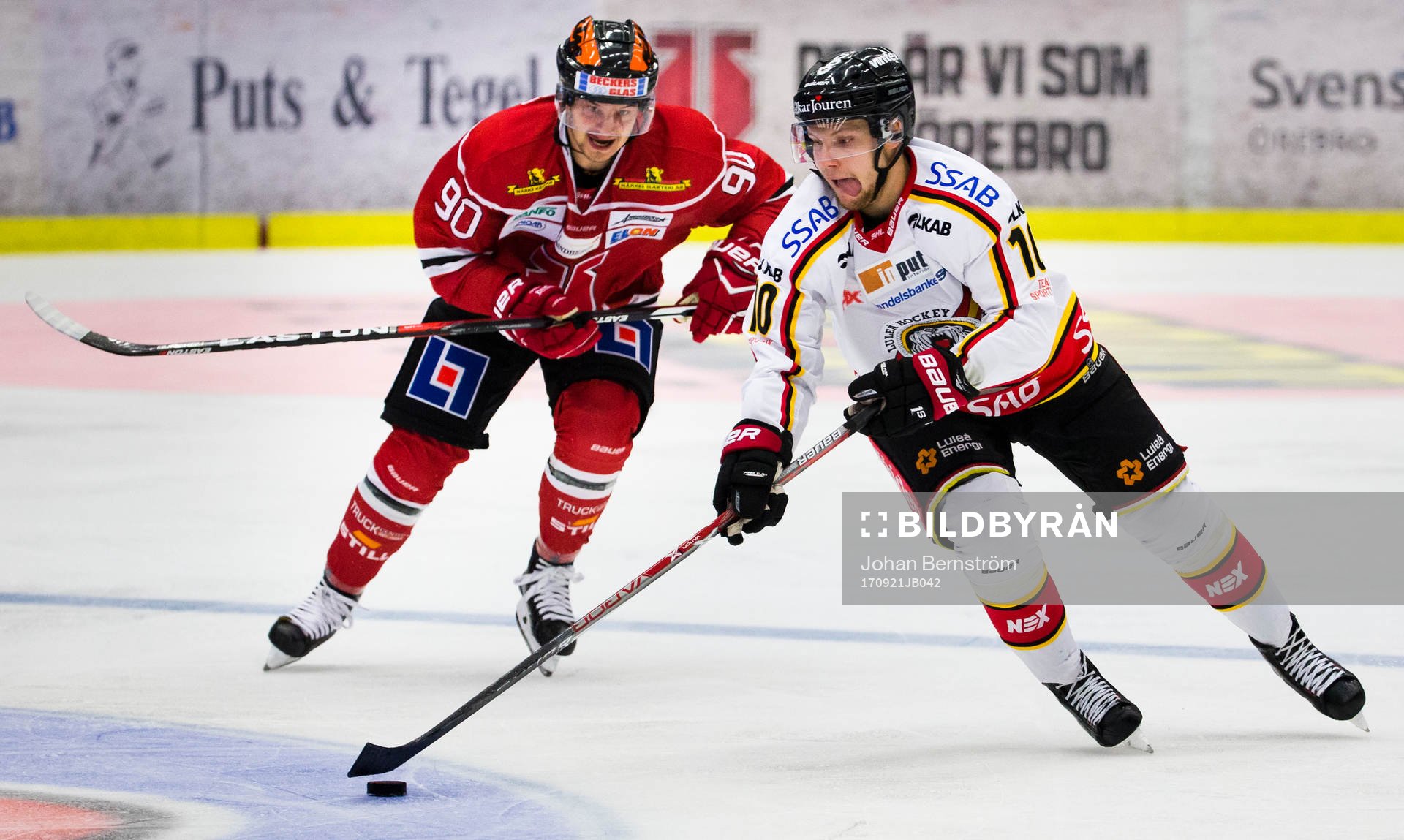 Luleås Einar Emanuelsson och Örebros Libor Hudacek