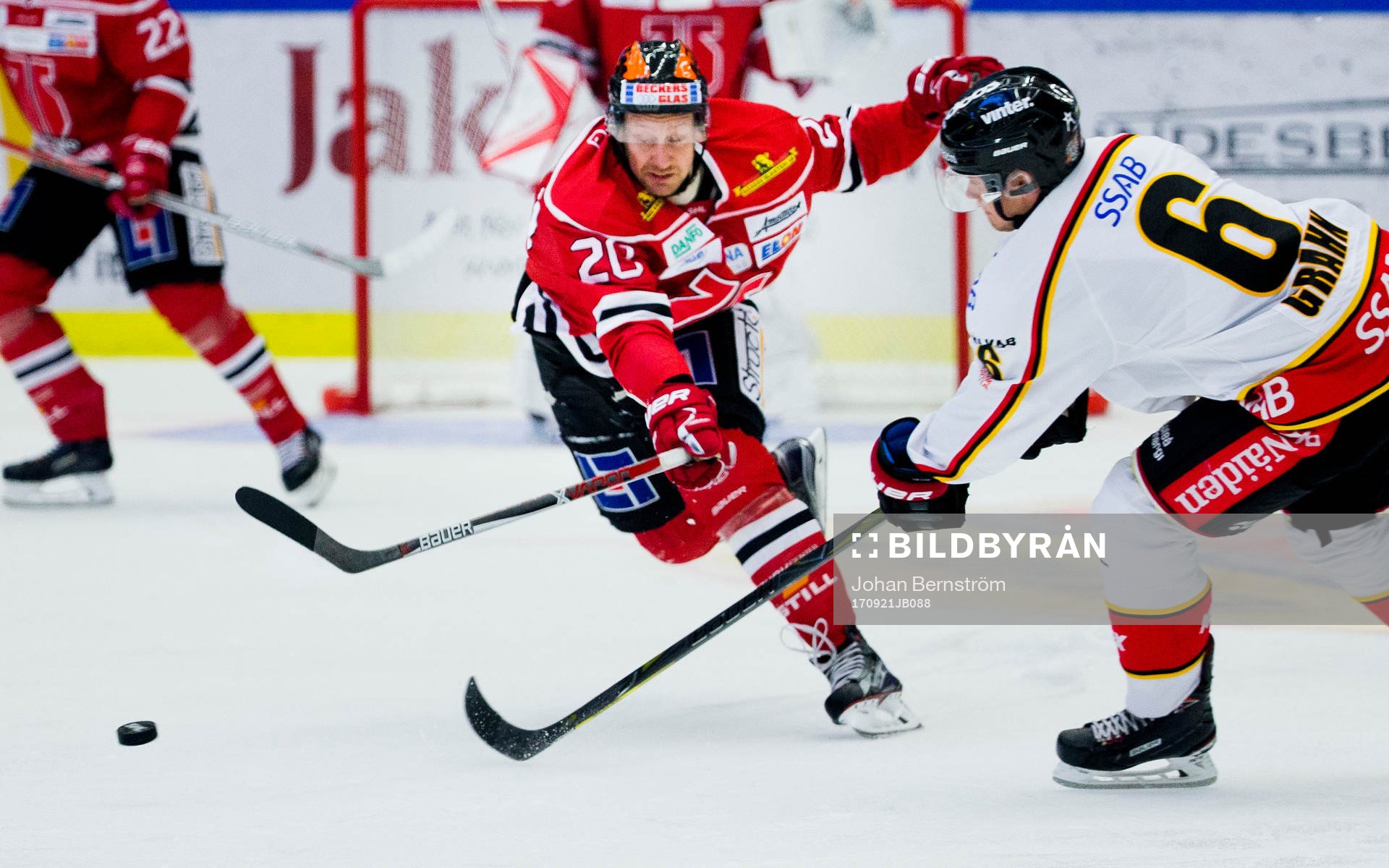 Luleås Viktor Grahn och Örebros Marcus Weinstock
