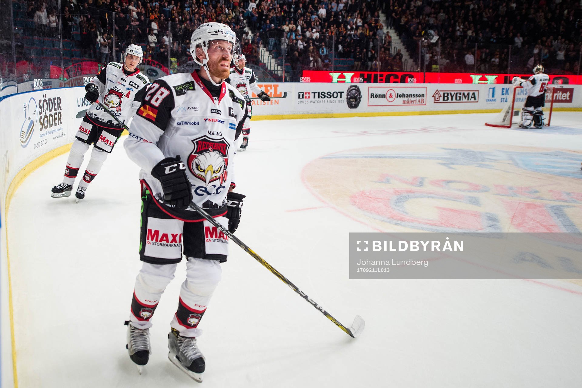 Malmö Redhawks Jens Olsson deppar