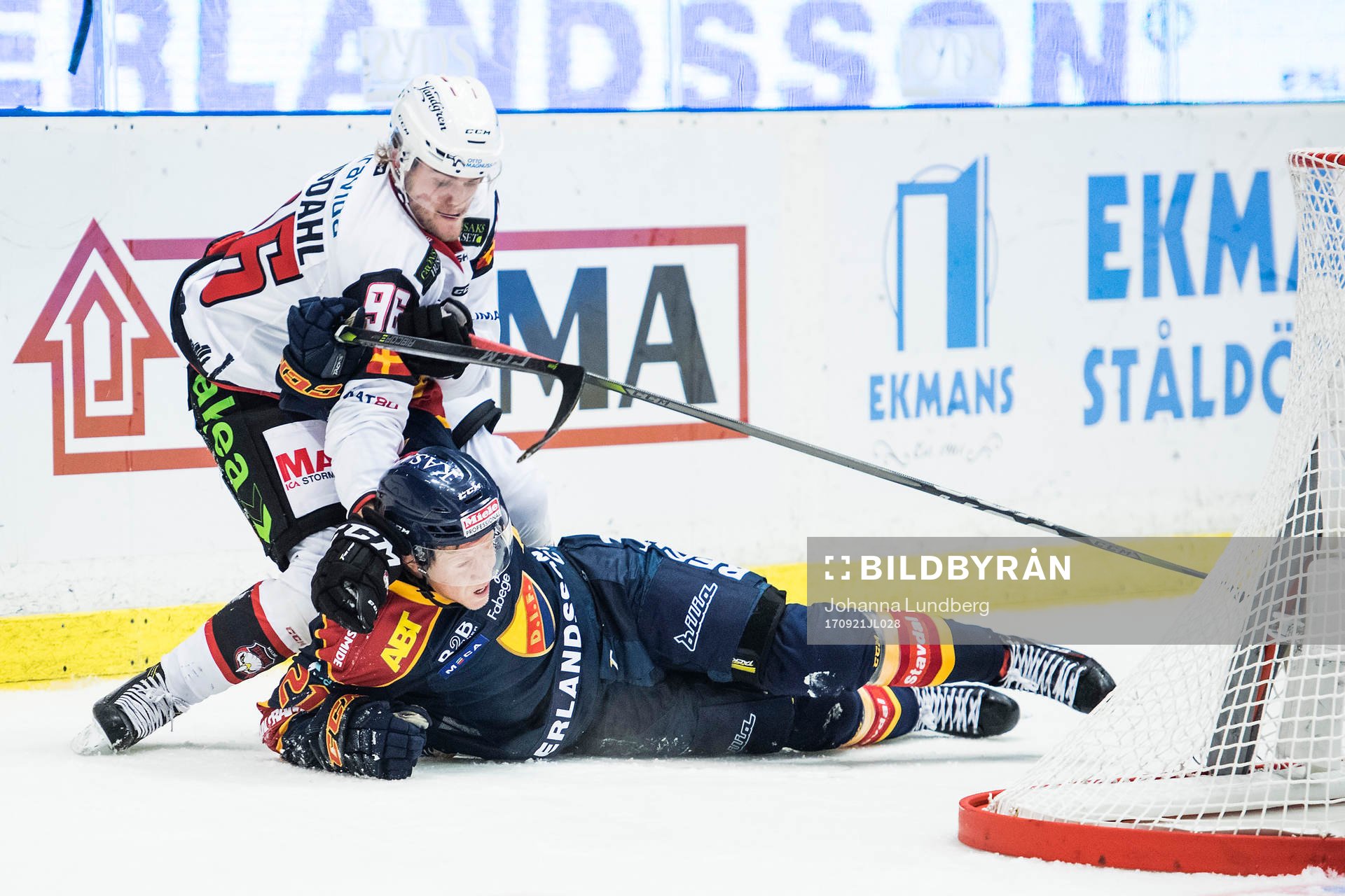 Malmö Redhawks Kim Rosdahl och Djurgårdens Andreas