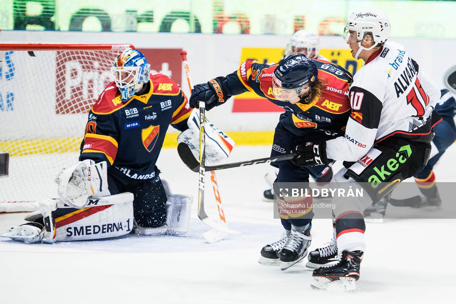 Djurgårdens William Lagesson mot Malmö Redhawks Robin