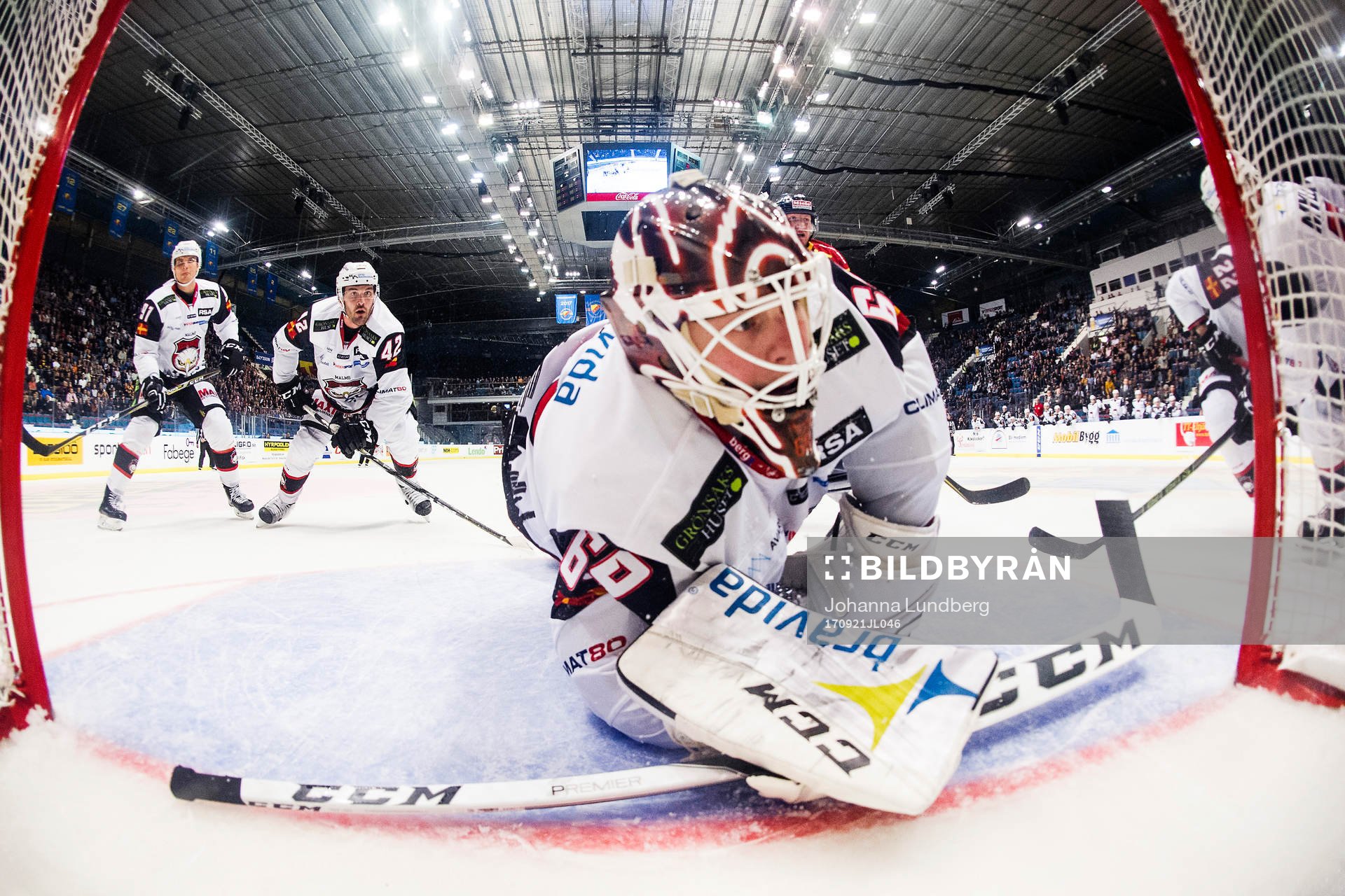 Malmö Redhawks målvakt Oscar Alsenfelt