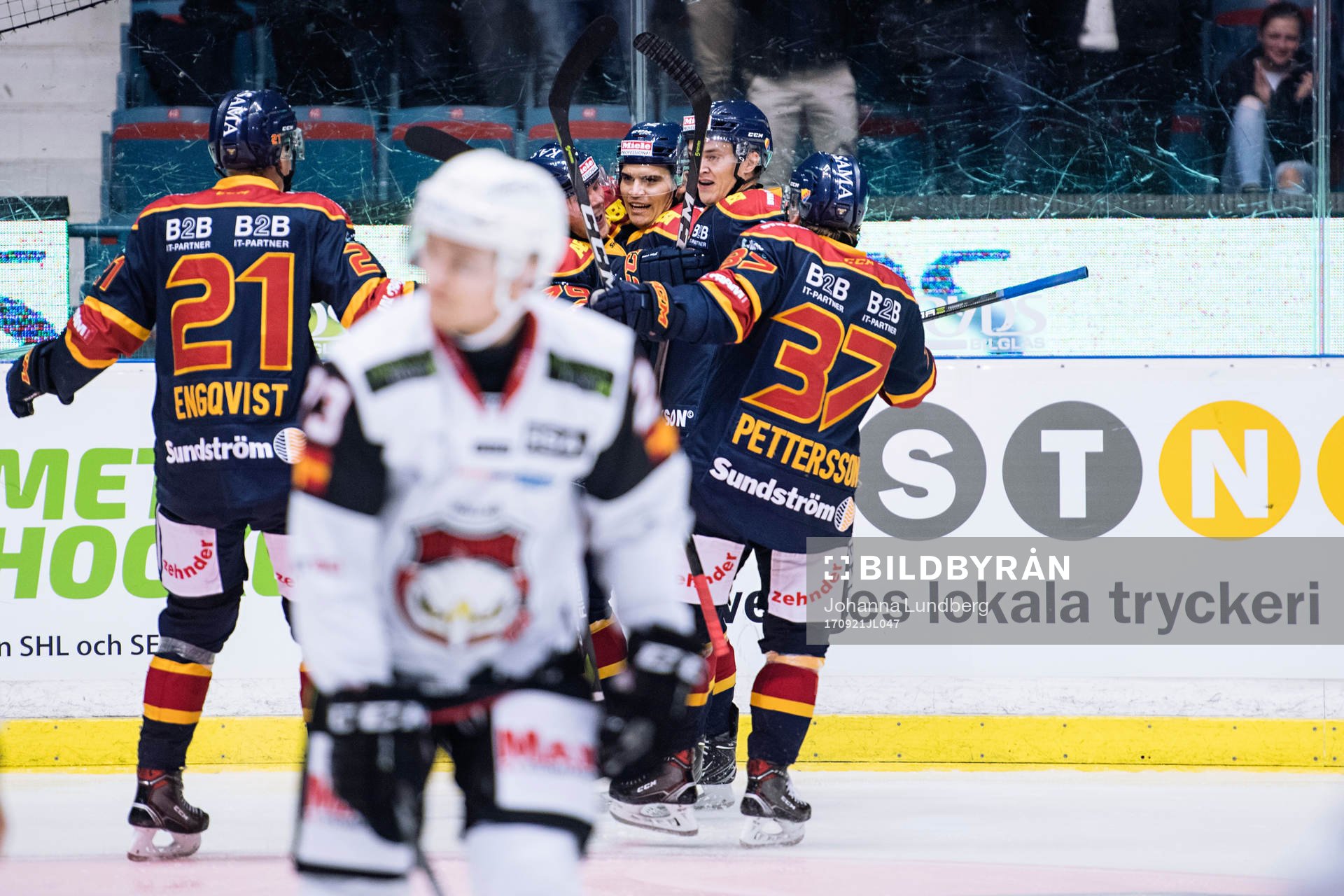 Djurgårdens spelare jublar