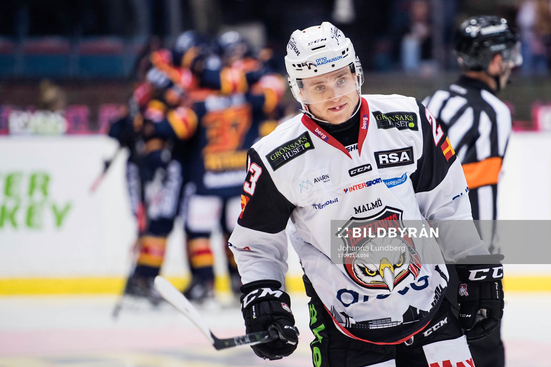 Malmö Redhawks Christoffer Forsberg deppar