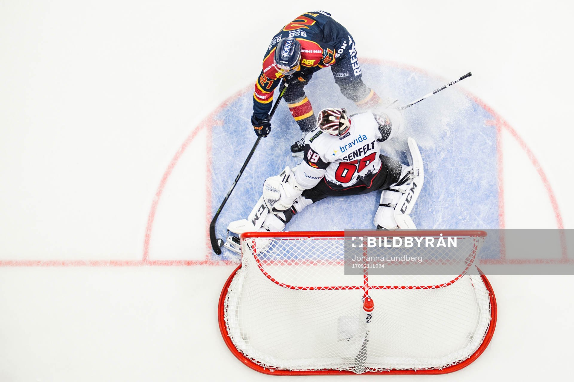 Djurgårdens Andreas Engqvist gör 4-3 bakom Malmö