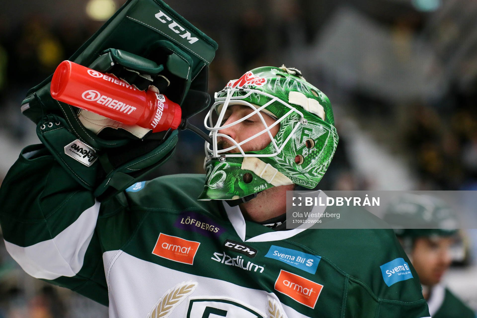 Färjestads målvakt Stefan Steen