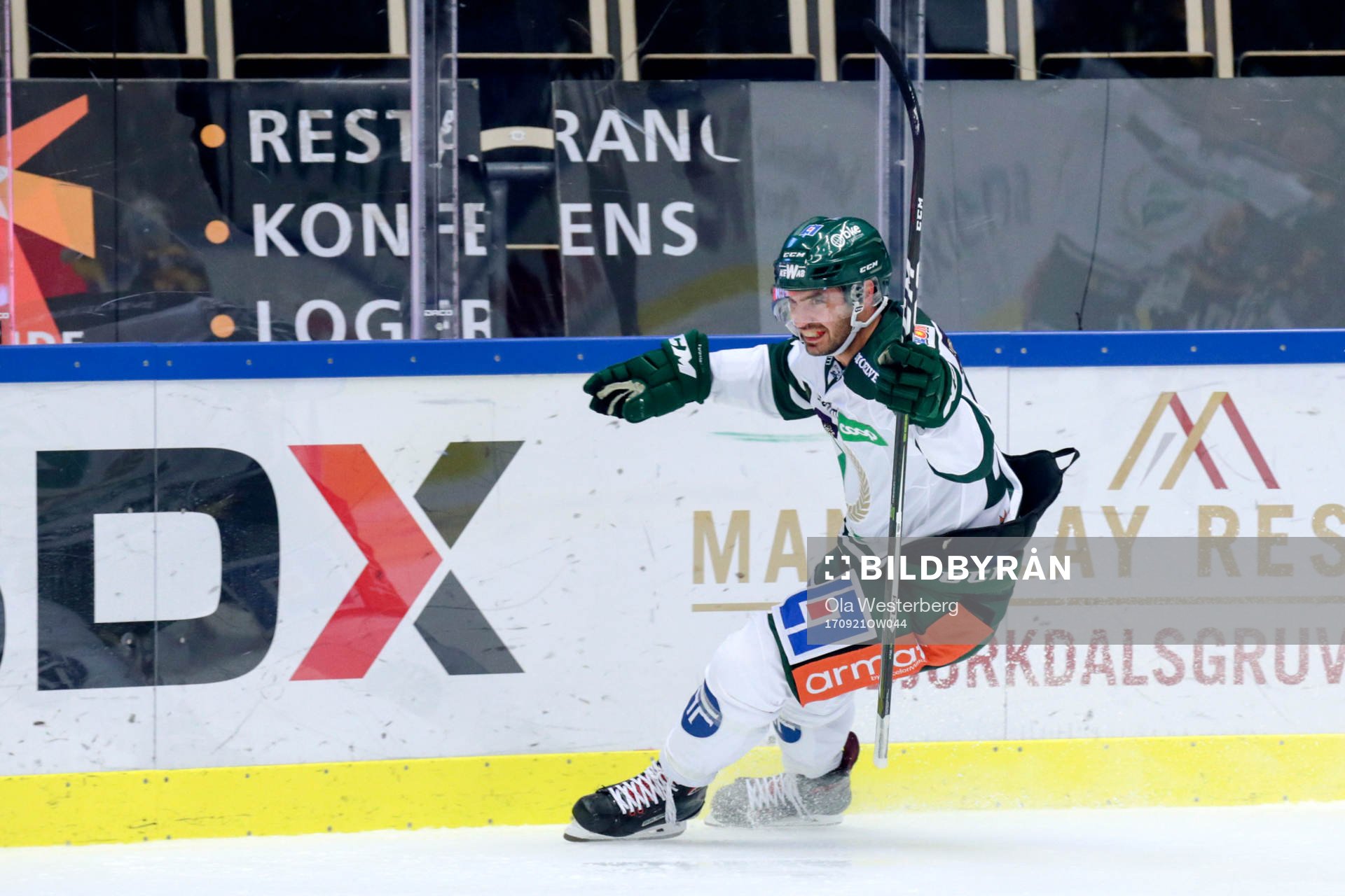 Färjestads Martin Johansson jublar