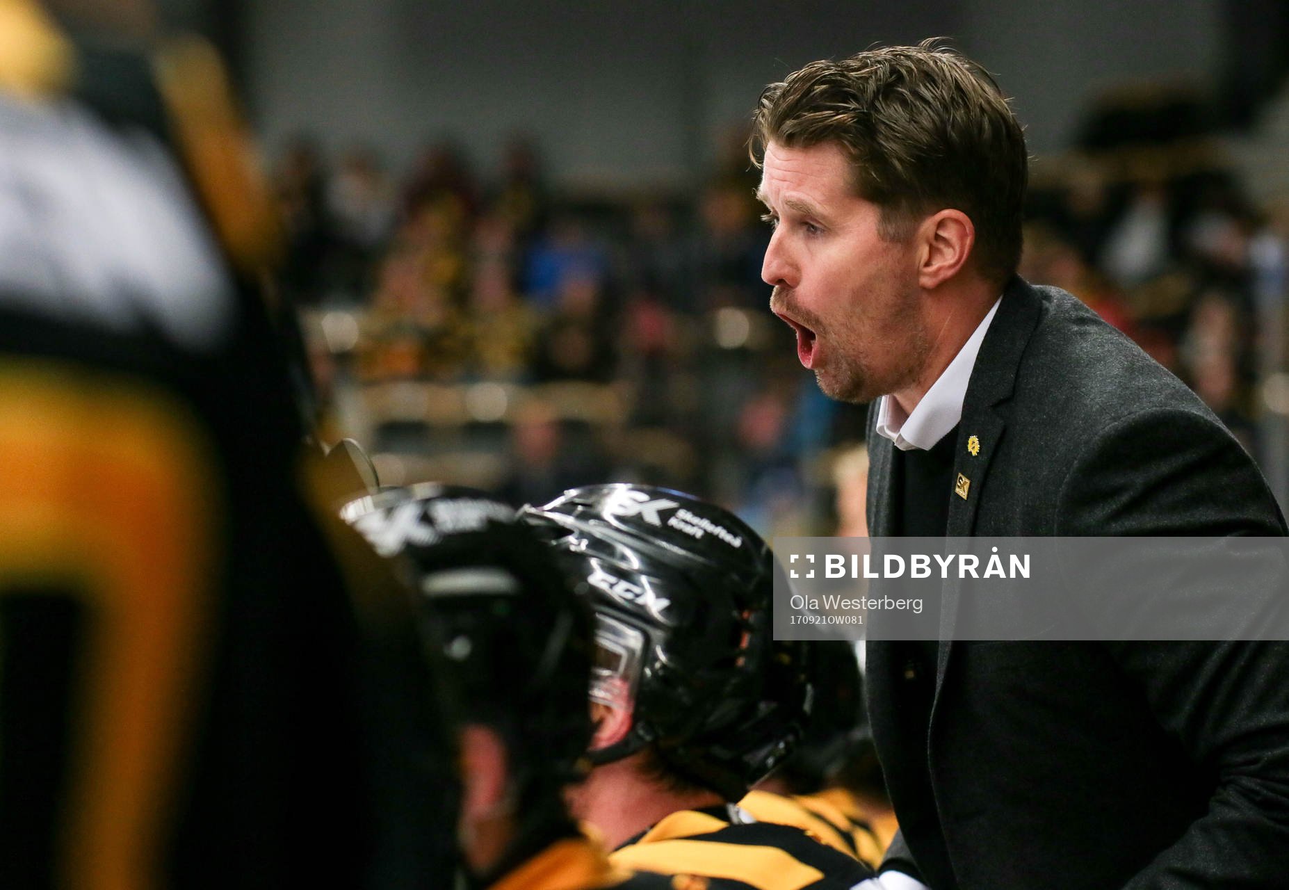 Skellefteås assisterande tränare Stefan Klockare