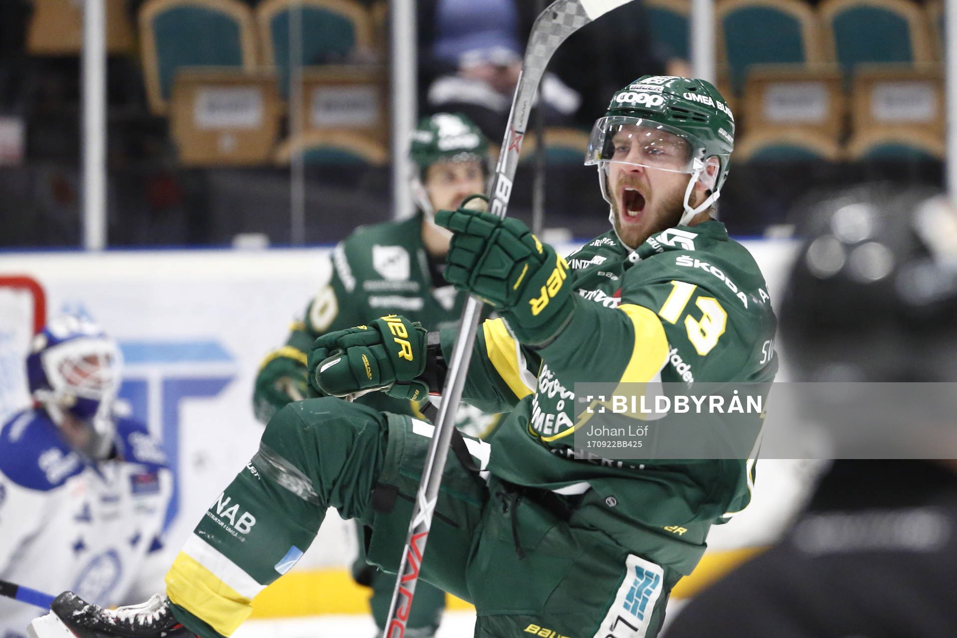 Björklövens Fredric Andersson jublar