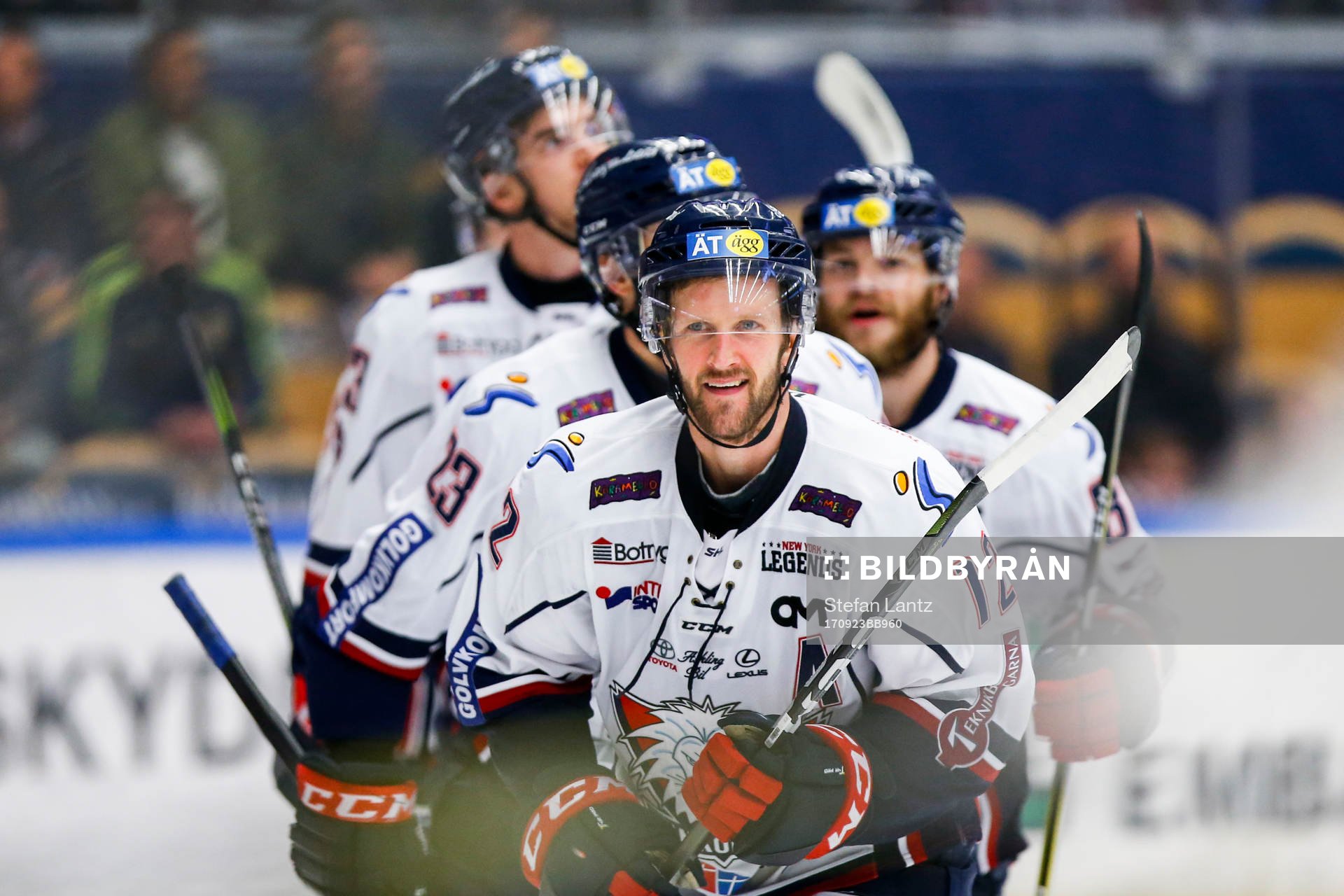 Linköpings Sebastian Karlsson jublar