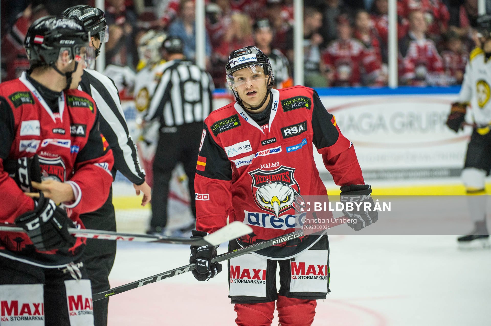 Malmö Redhawks Johan Olofsson deppar