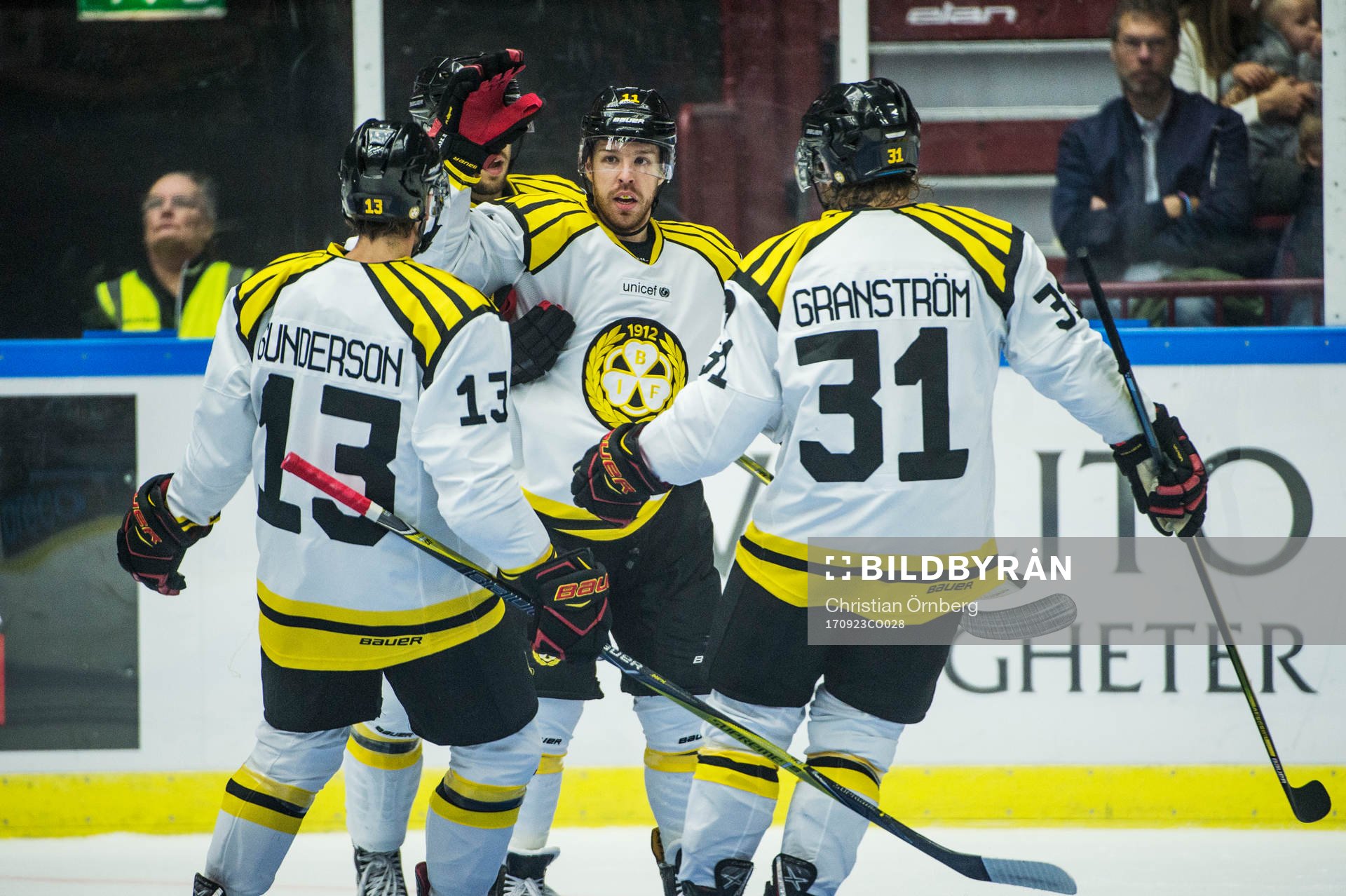 Brynäs Kevin Clark jublar