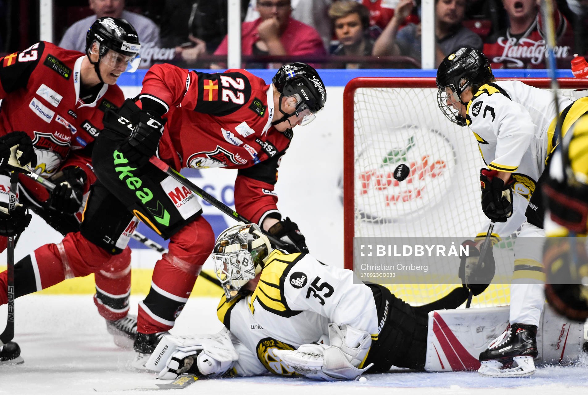 Malmö Redhawks Lars Bryggman och Fredrik Händemark oroar