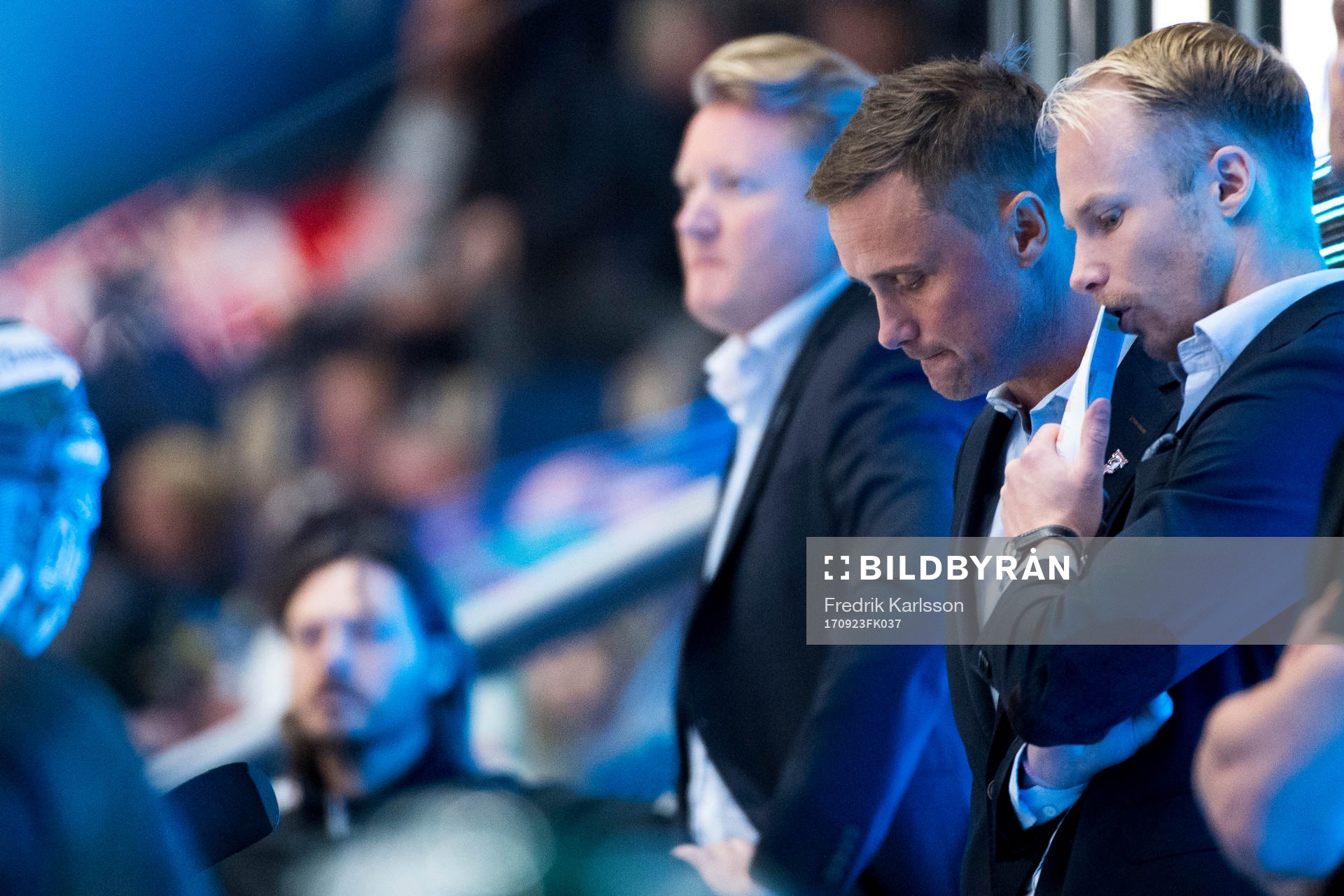 Frölundas tränare Roger Rönnberg deppar