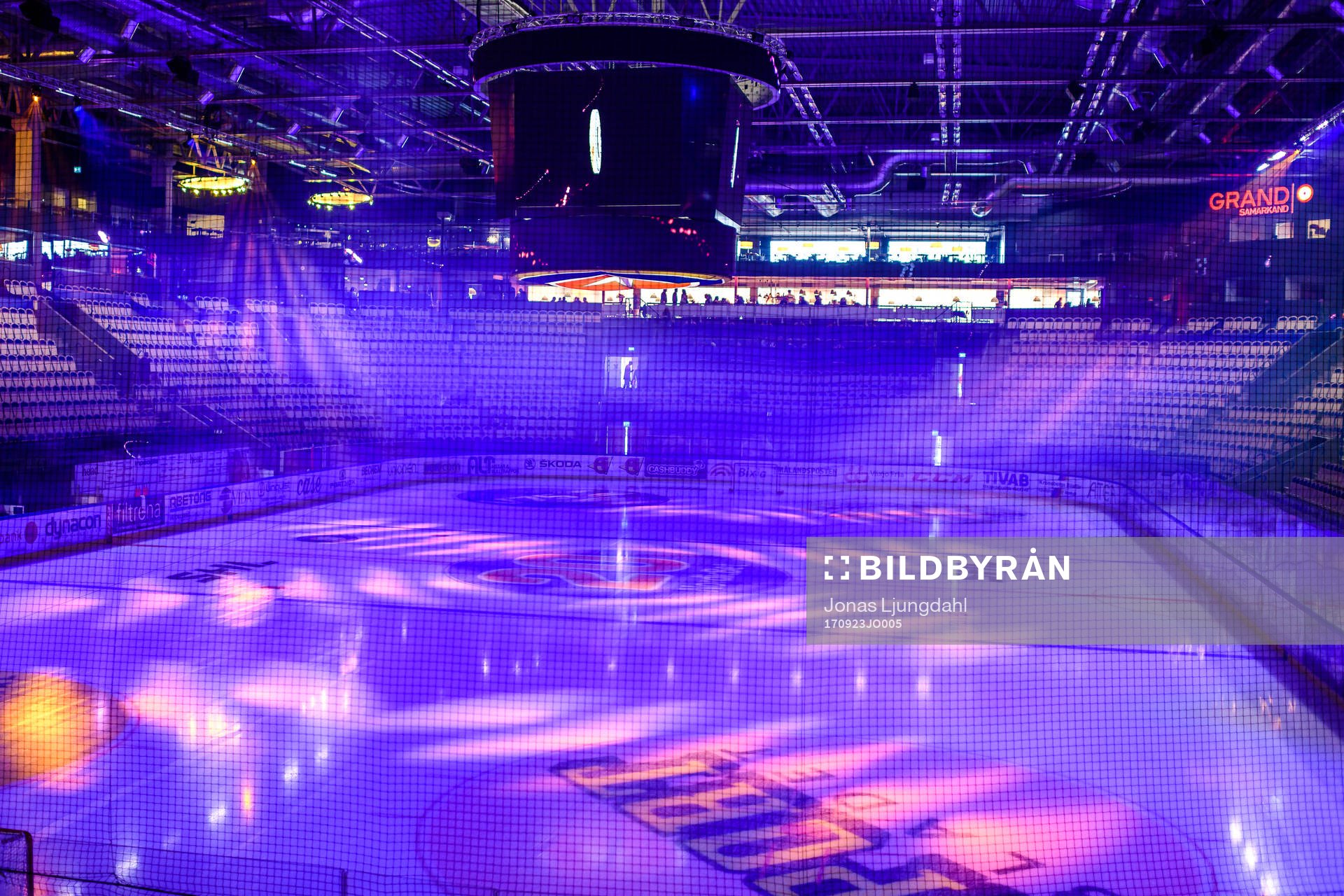 Generell interiör bild från Vida arena före