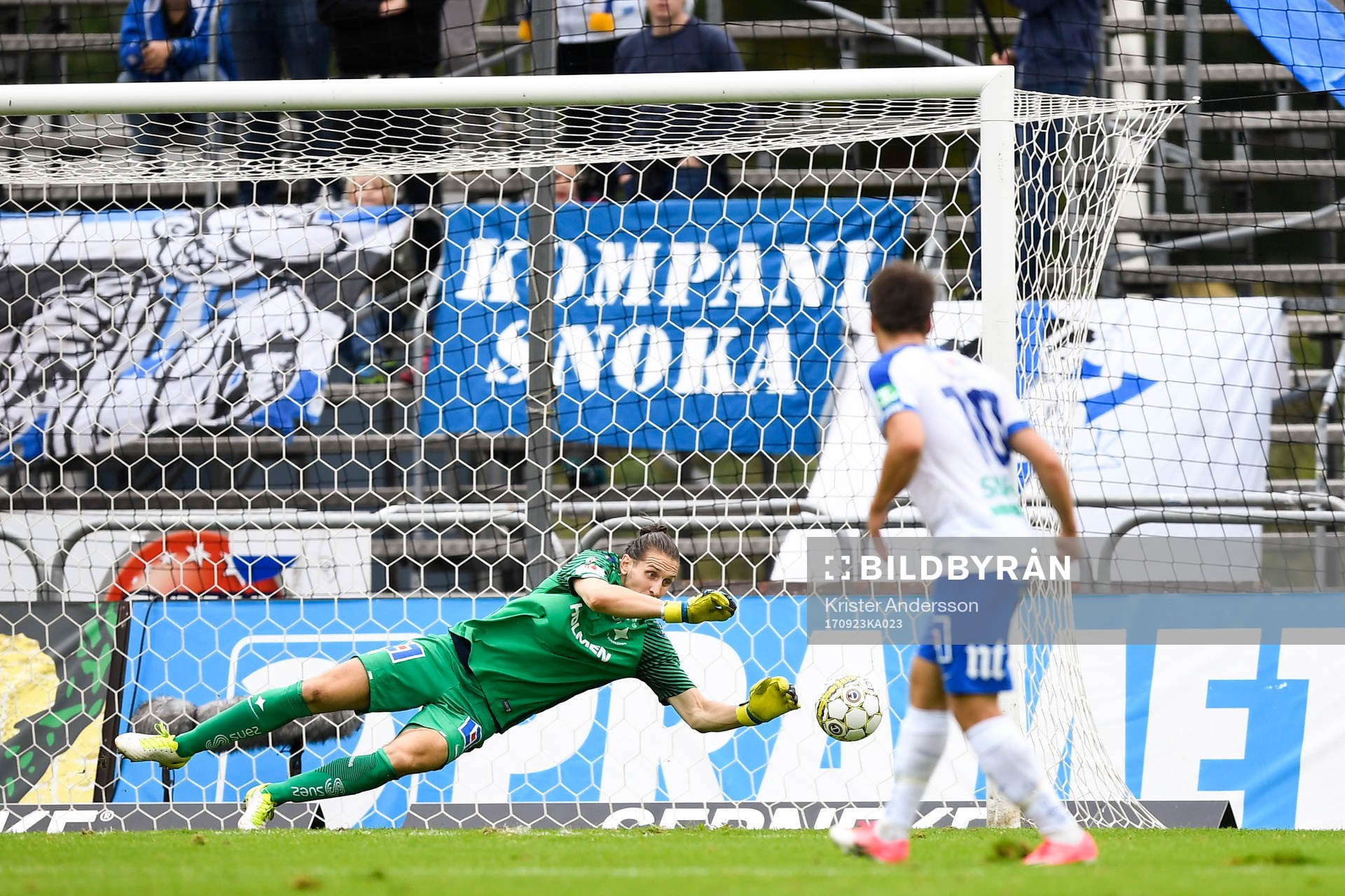 Norrköpings målvakt David Mitov Nilsson