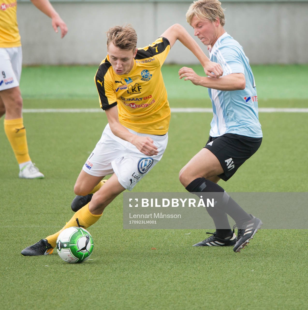IFK Hässleholms Gustaf Lindroth i matchen i division 2