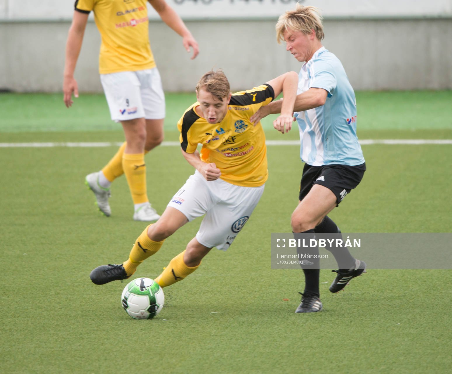 IFK Hässleholms Gustaf Lindroth i matchen i division 2