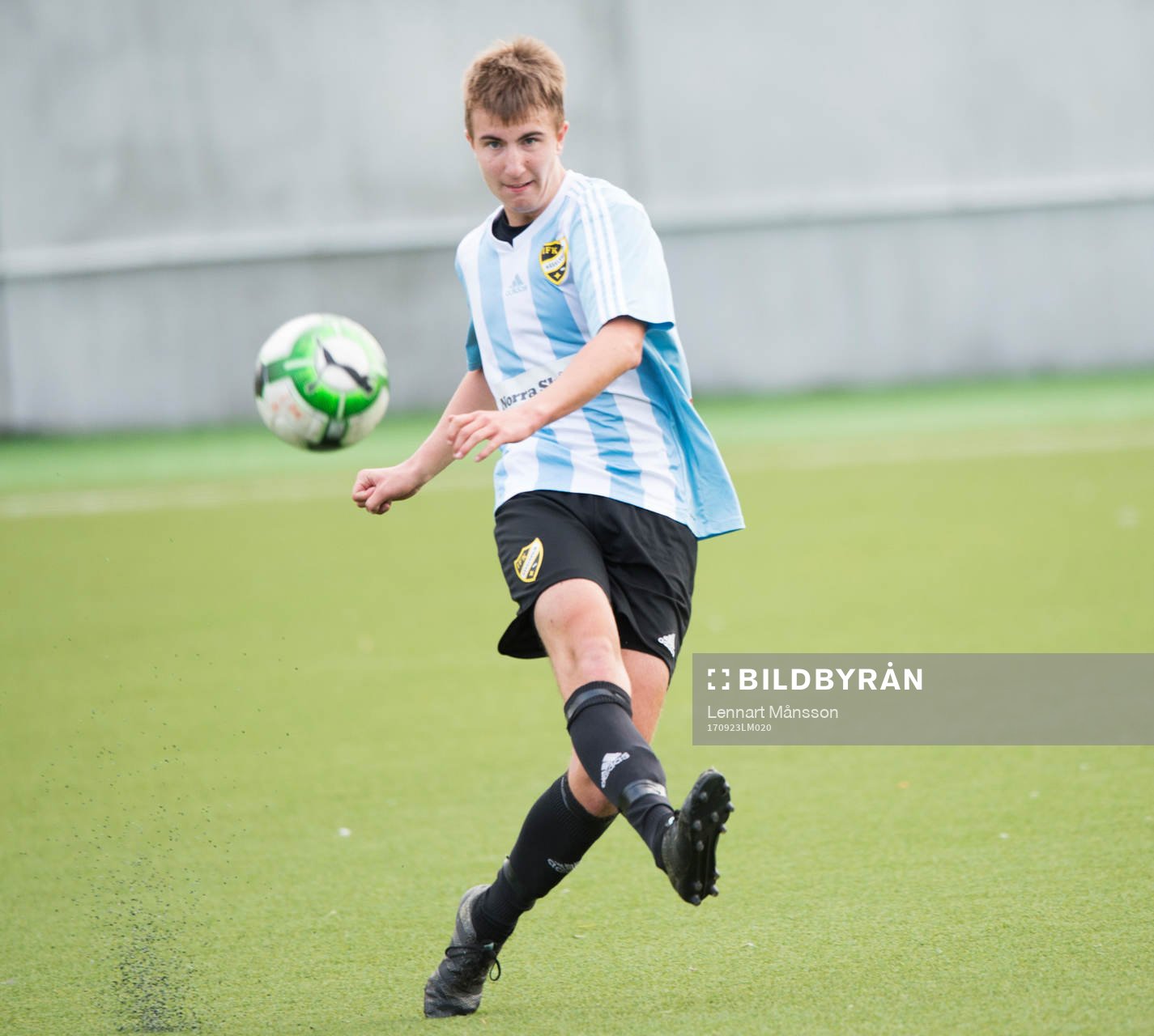 IFK Hässleholms  Isak Olsson i matchen i division 2 mellan