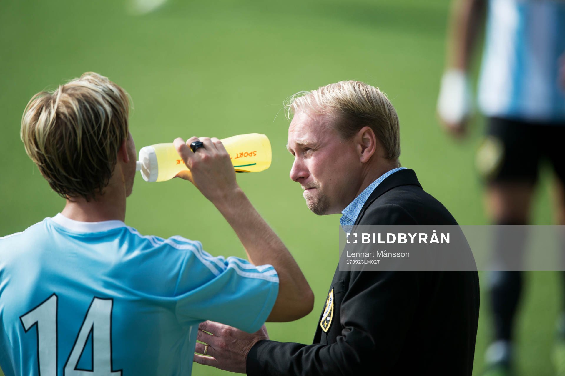 IFK Hässleholms tränare Daniel Nilsson och Gustaf