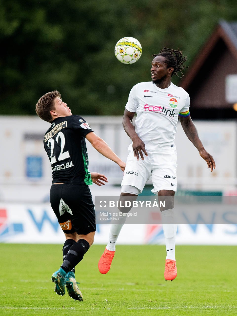 Varbergs Joel Palmqvist och Dalkurds Kebba Ceesay i
