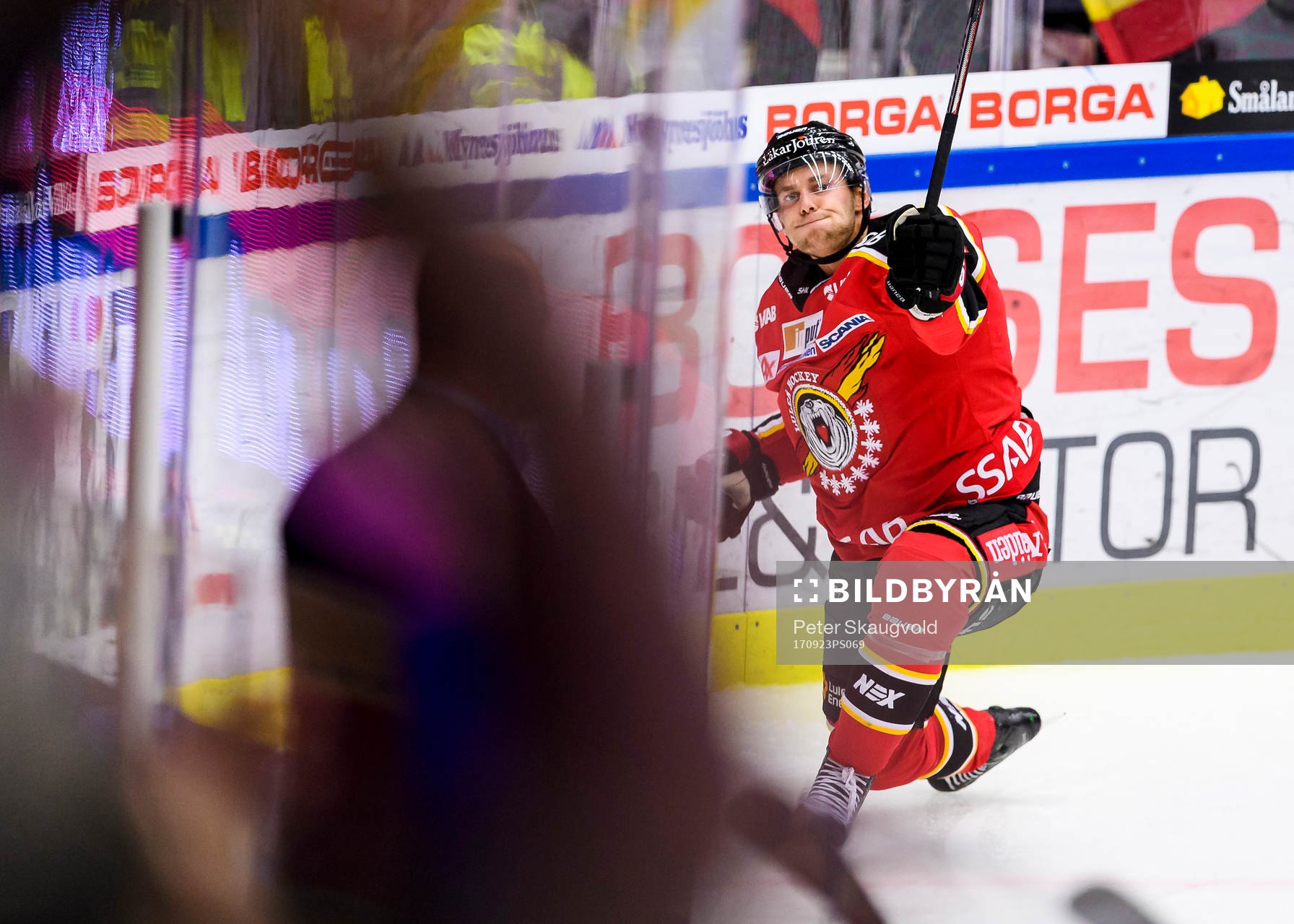 Luleås Patrick Cehlin jublar