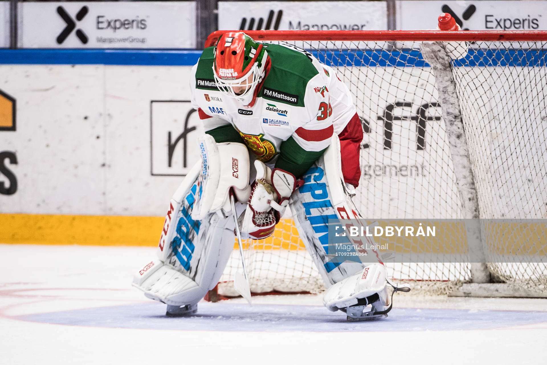 Moras målvakt Christian Engstrand deppar