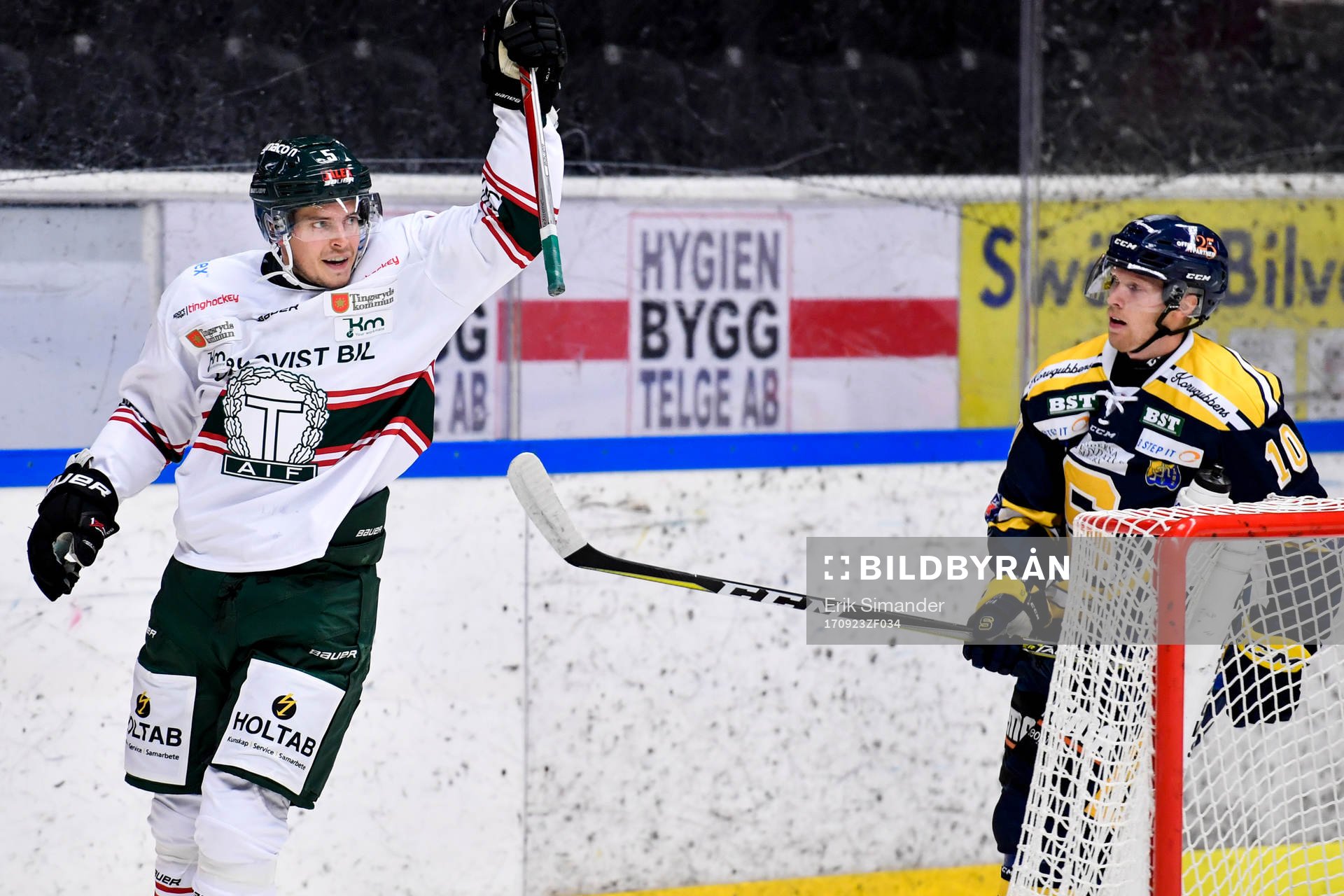 Tingsryds Niklas Enberg jublar