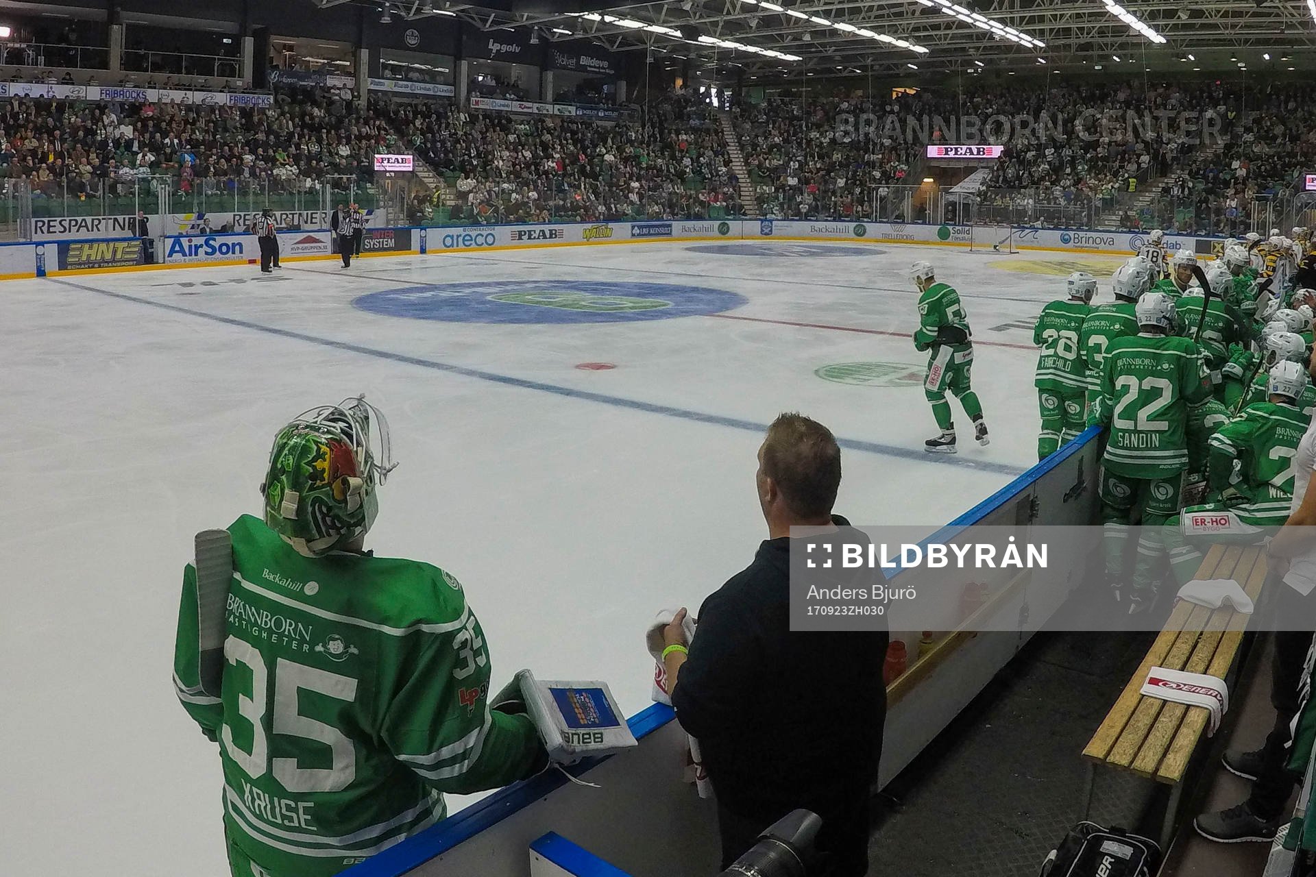 Rögles målvakt Emil Kruse