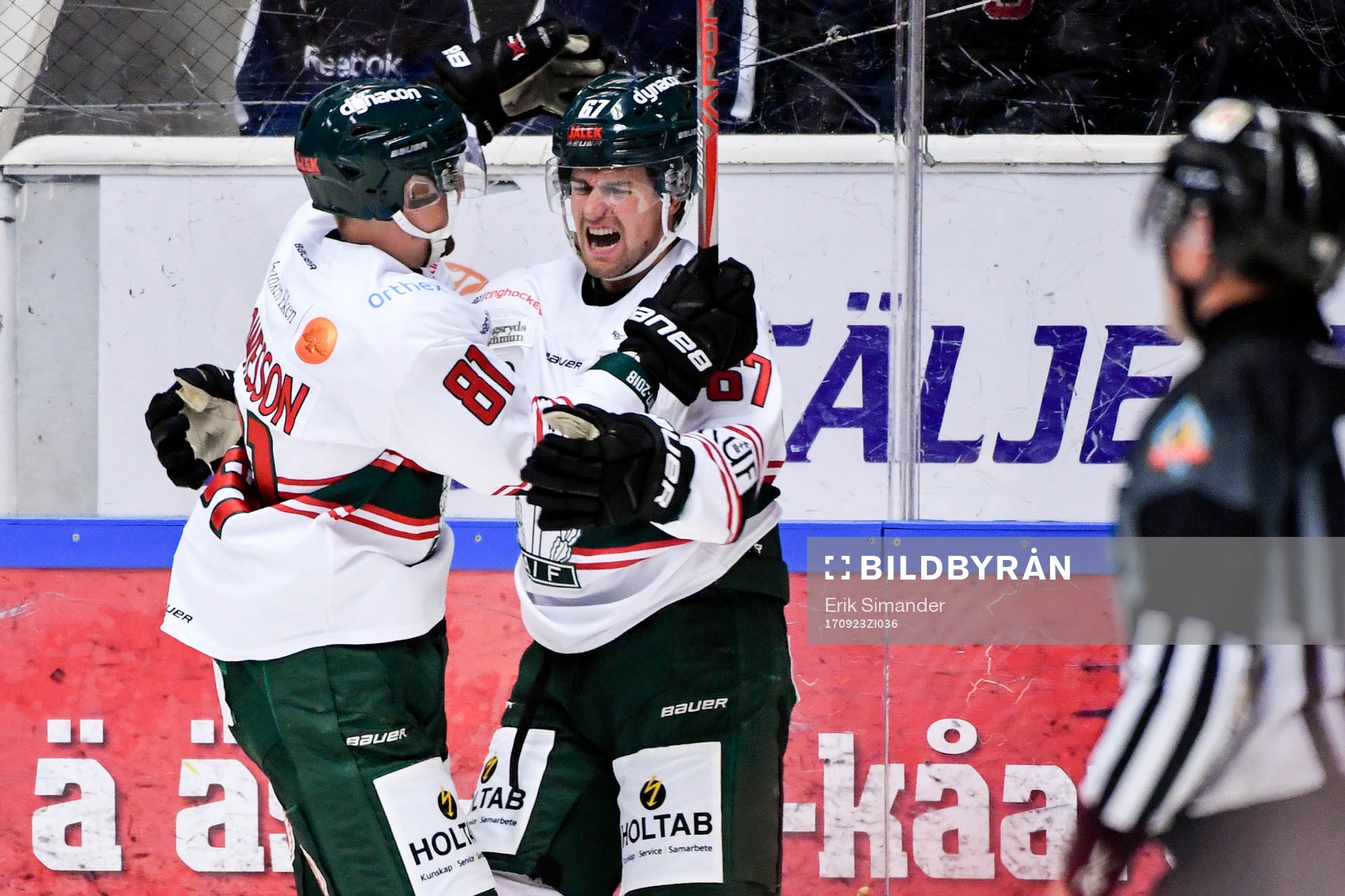 Tingsryds Mikael Frycklund jublar