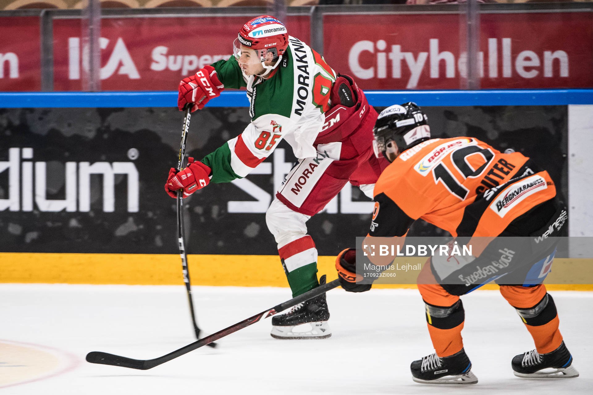 Moras Michael Haga och Karlskronas Mattias Guter
