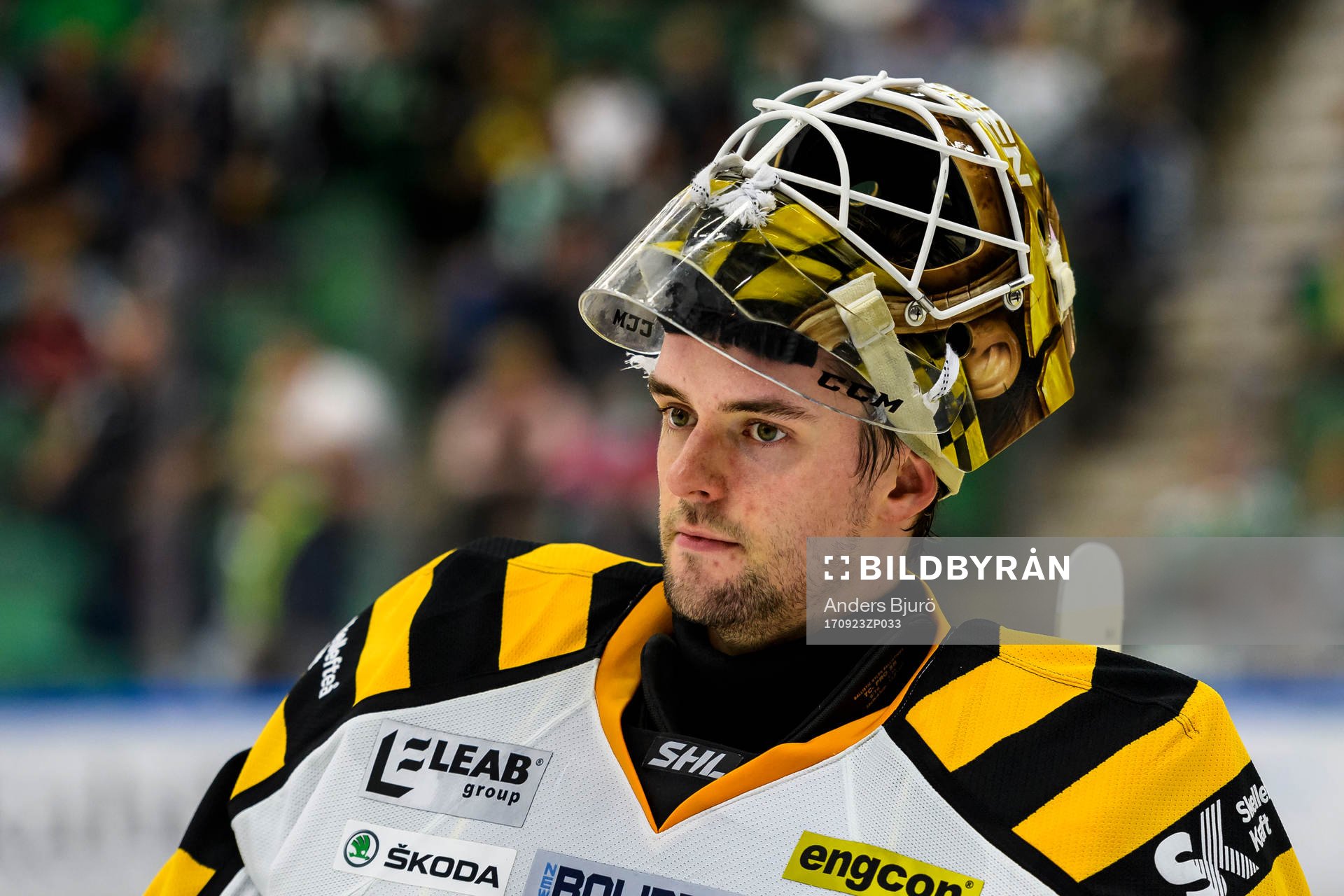Skellefteås målvakt Gustaf Lindvall