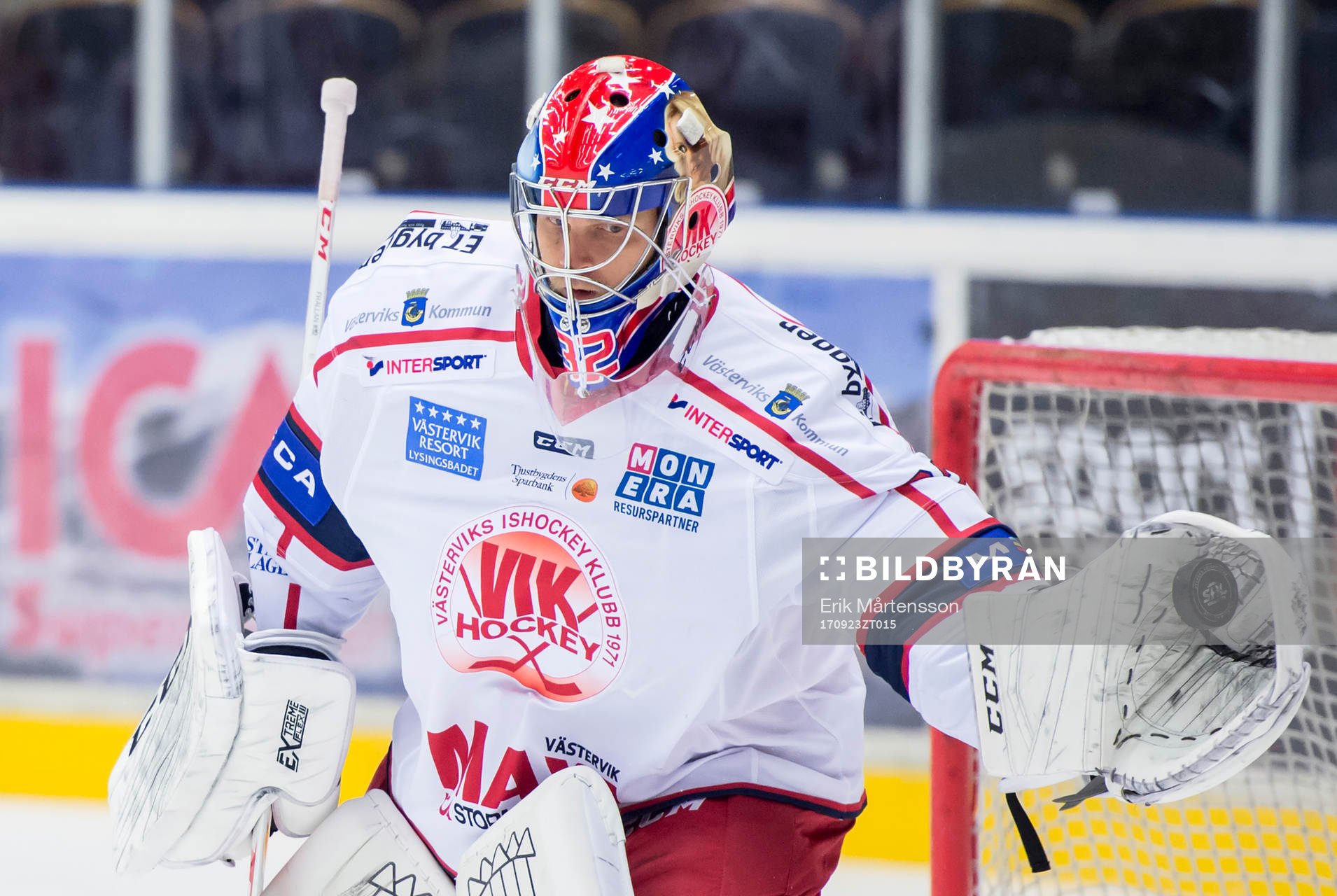 Västerviks målvakt Jonas Fransson