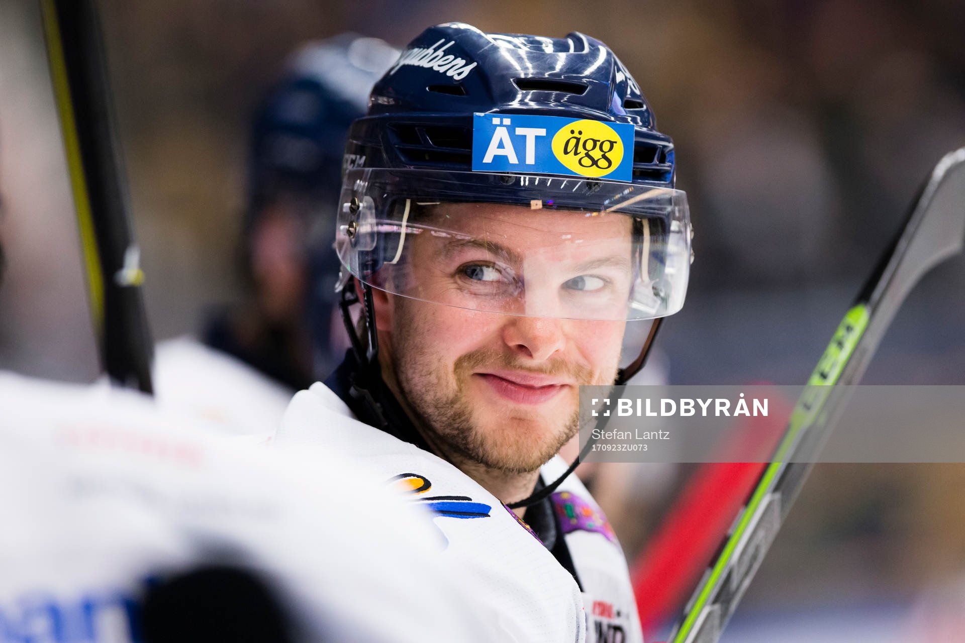 Linköpings Andrew Gordon glad i båset