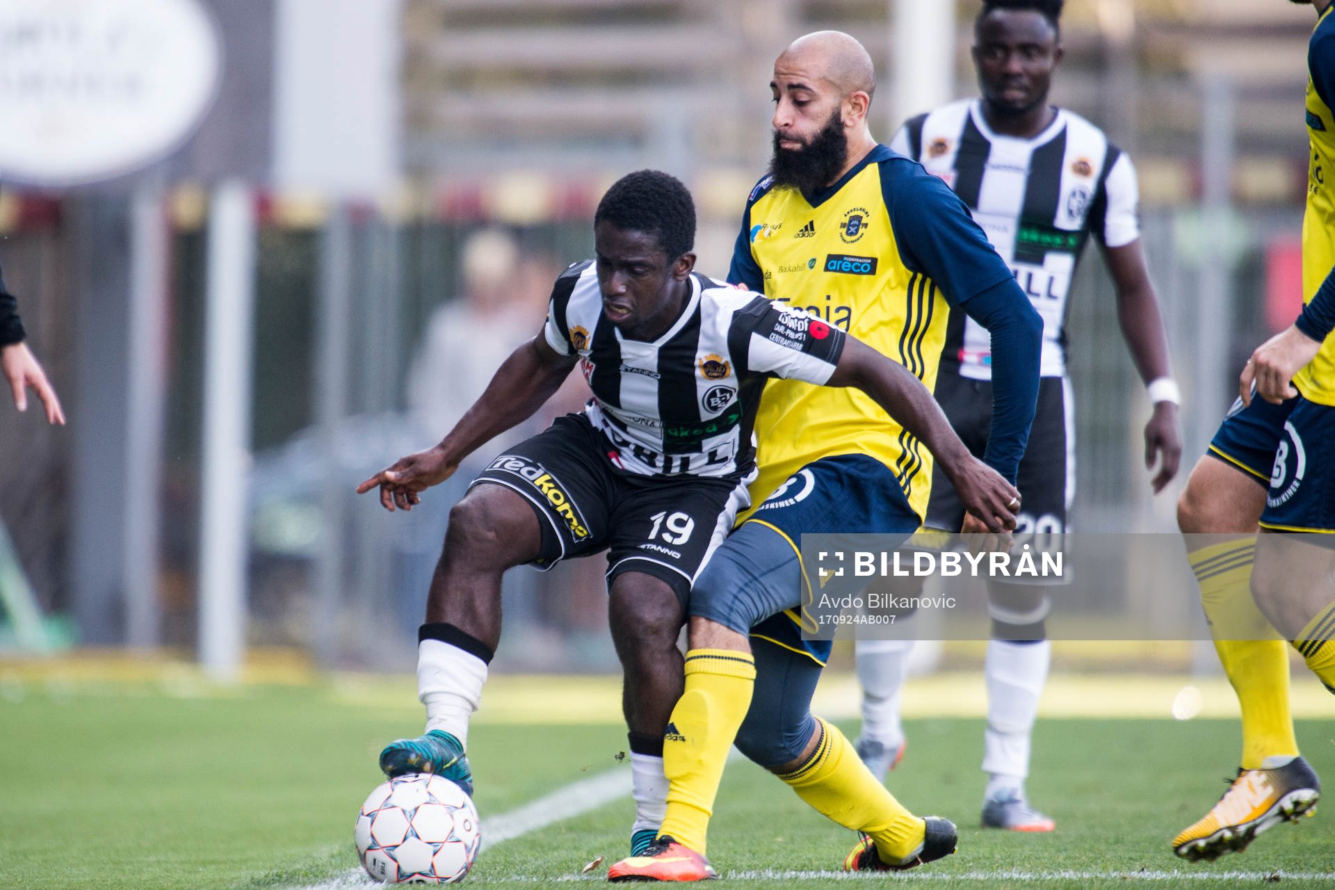 Landskronas Thierry Zahiu och Ängelholms Akram Mansour