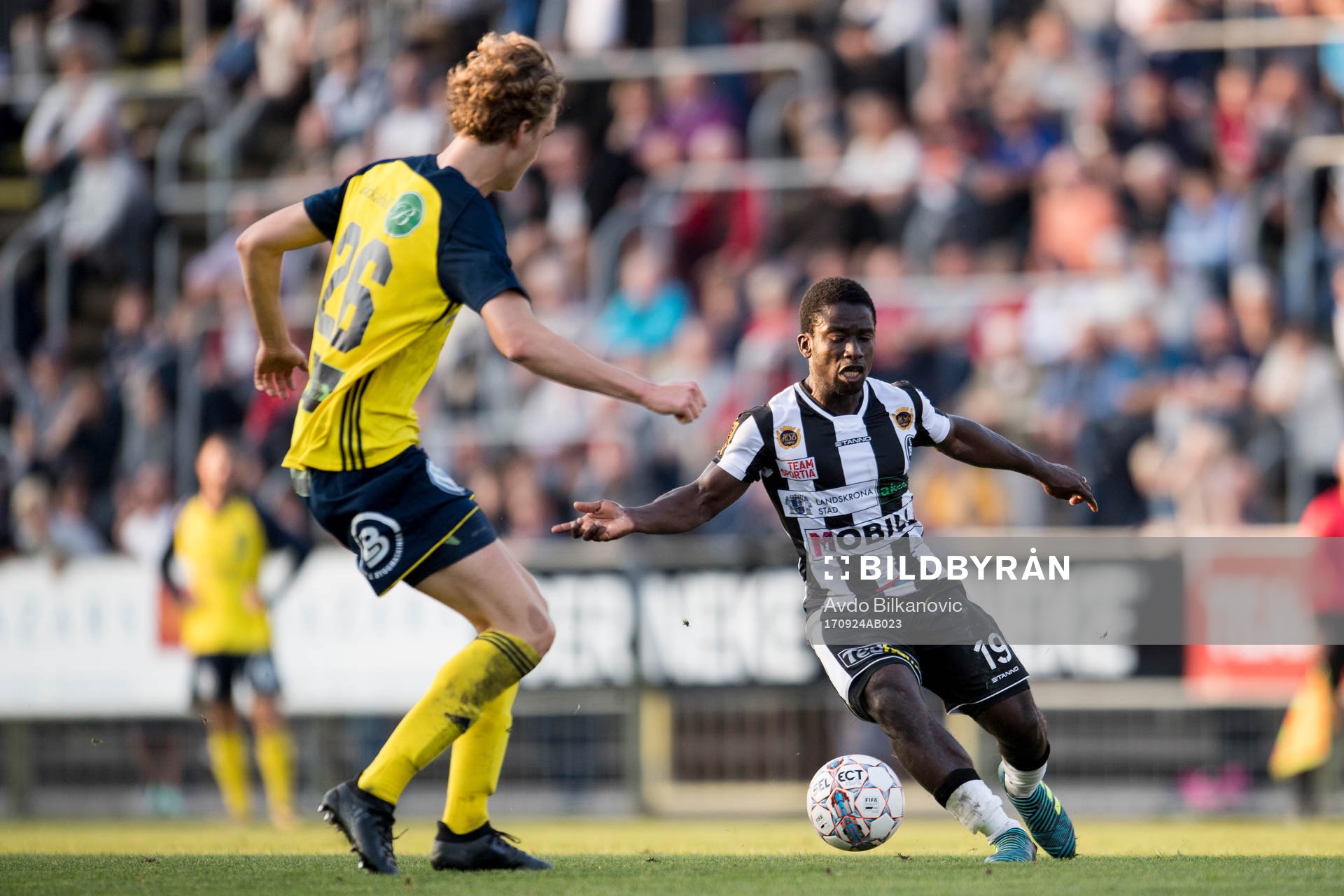 Landskronas Thierry Zahiu mot Ängelholms Erik Widén