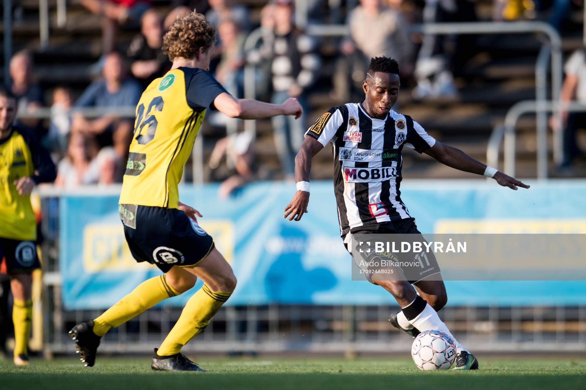 Landskronas Karim Sadat mot Ängelholms Erik Widén