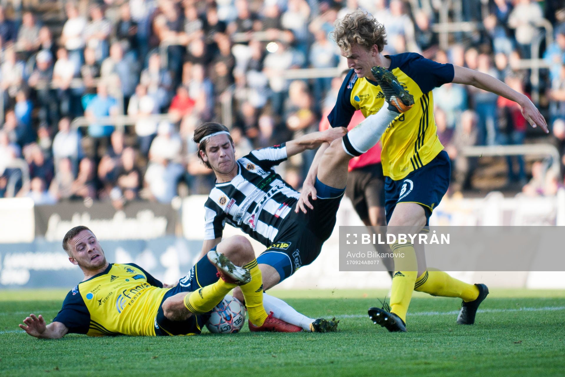 Landskronas Adi Nalic och Ängelholms Erik Widén
