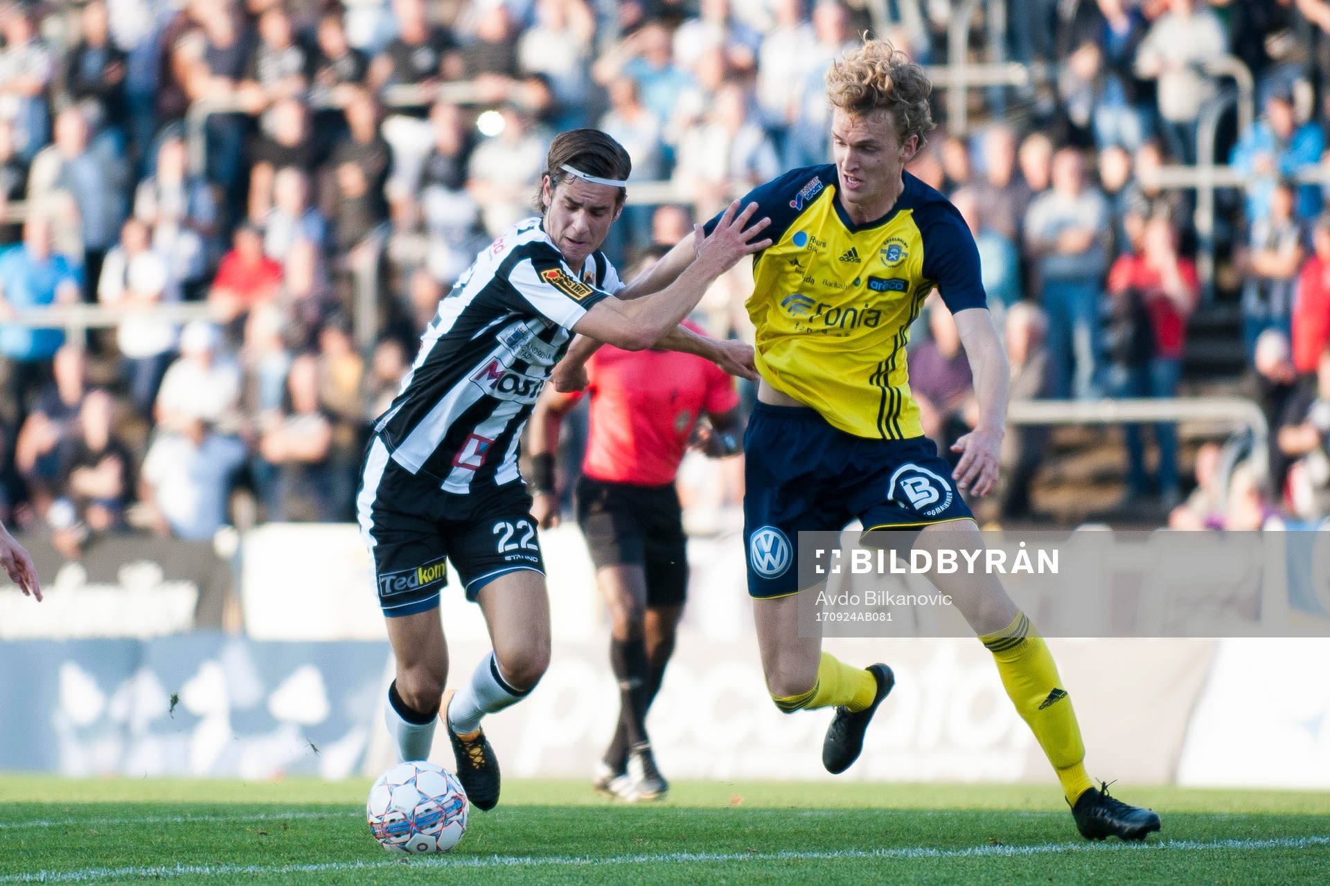 Landskronas Adi Nalic och Ängelholms Erik Widén