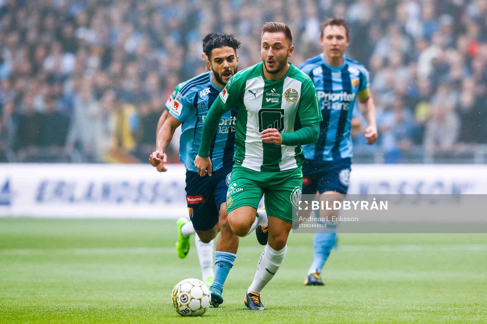 Hammarbys Muamer Tankovic och Djurgårdens Othman El Kabir