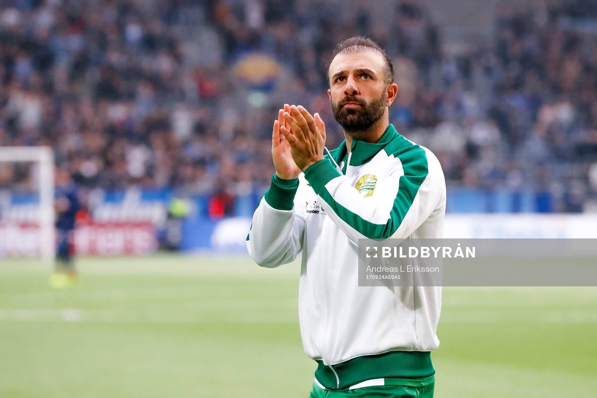 Hammarbys Kennedy Bakircioglu tackar publiken