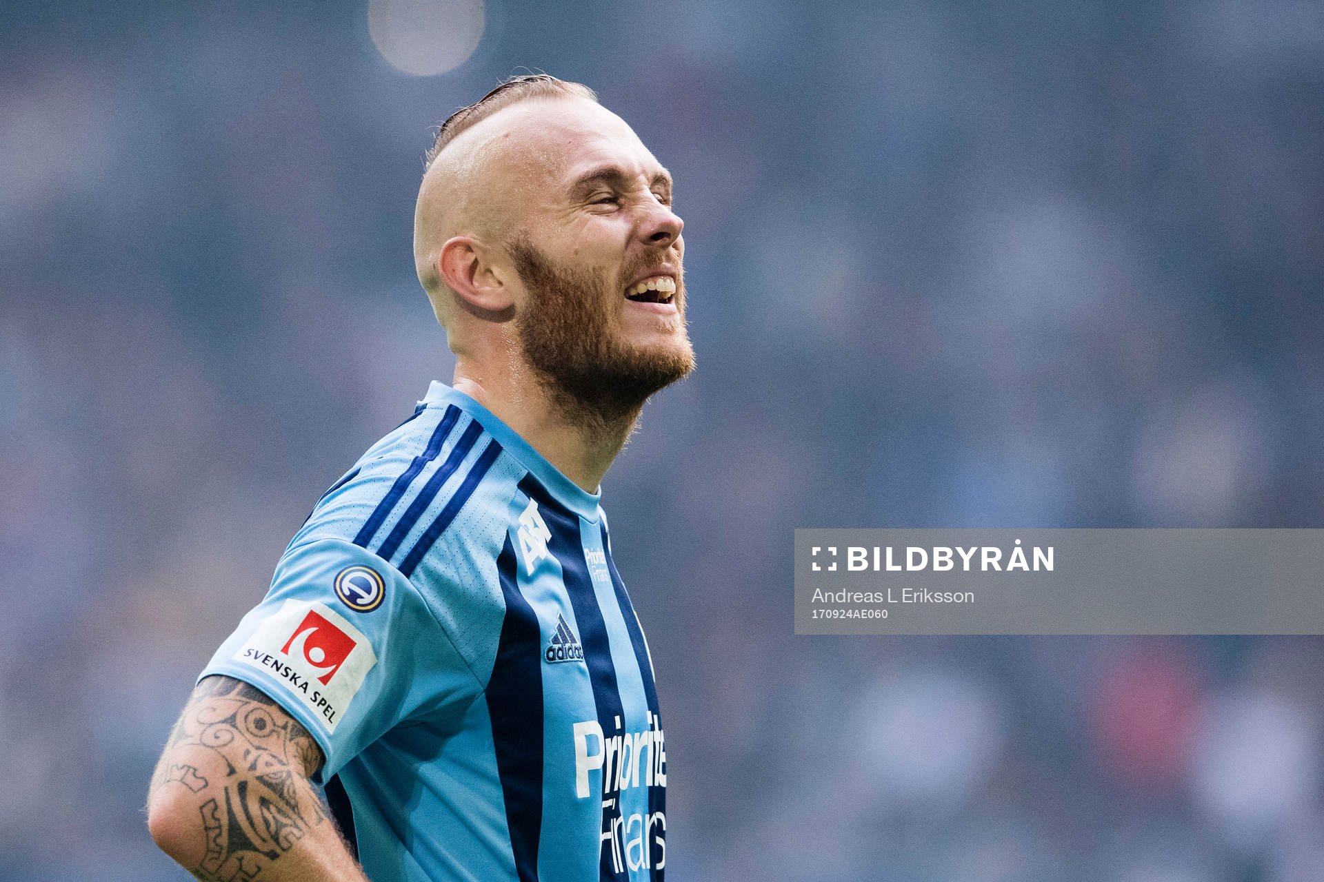 Djurgårdens Magnus Eriksson deppar