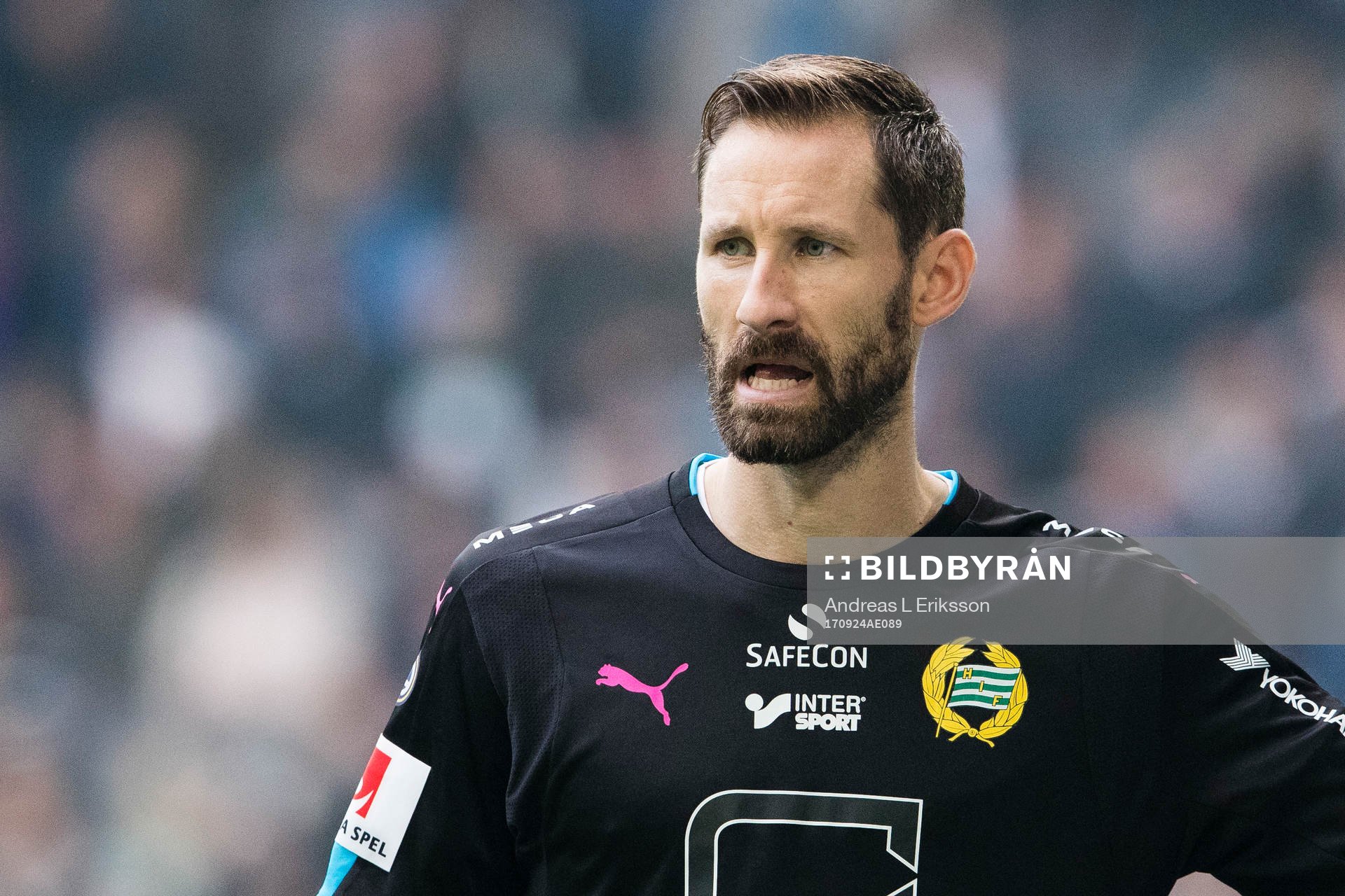 Hammarbys målvakt Johan Wiland