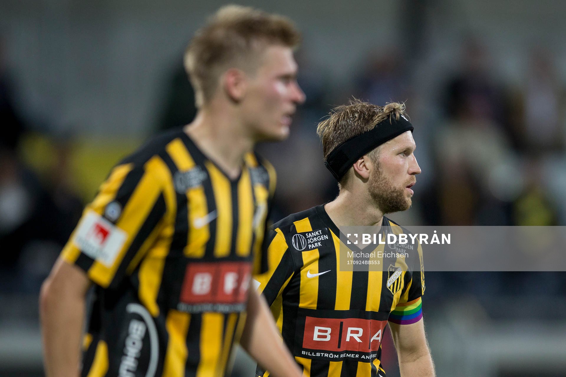 Häckens Juhani Ojala t.v. och Rasmus Lindgren t.h