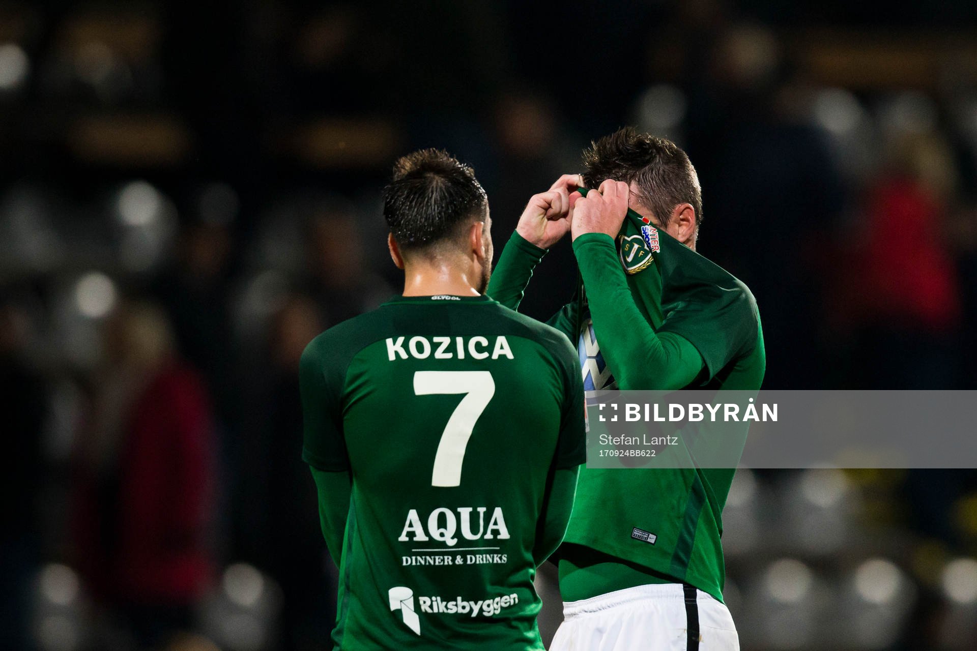 Jönköpings Dzenis Kozica och Daryl Smylie deppar