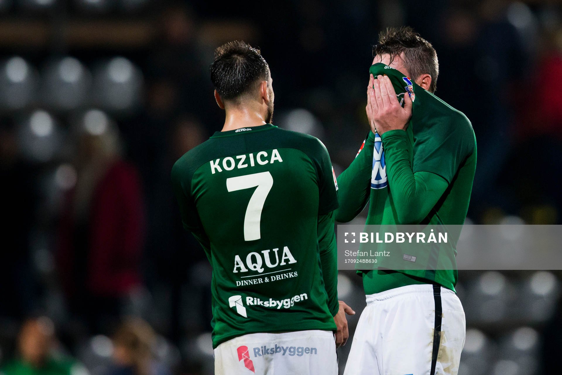 Jönköpings Dzenis Kozica och Daryl Smylie deppar