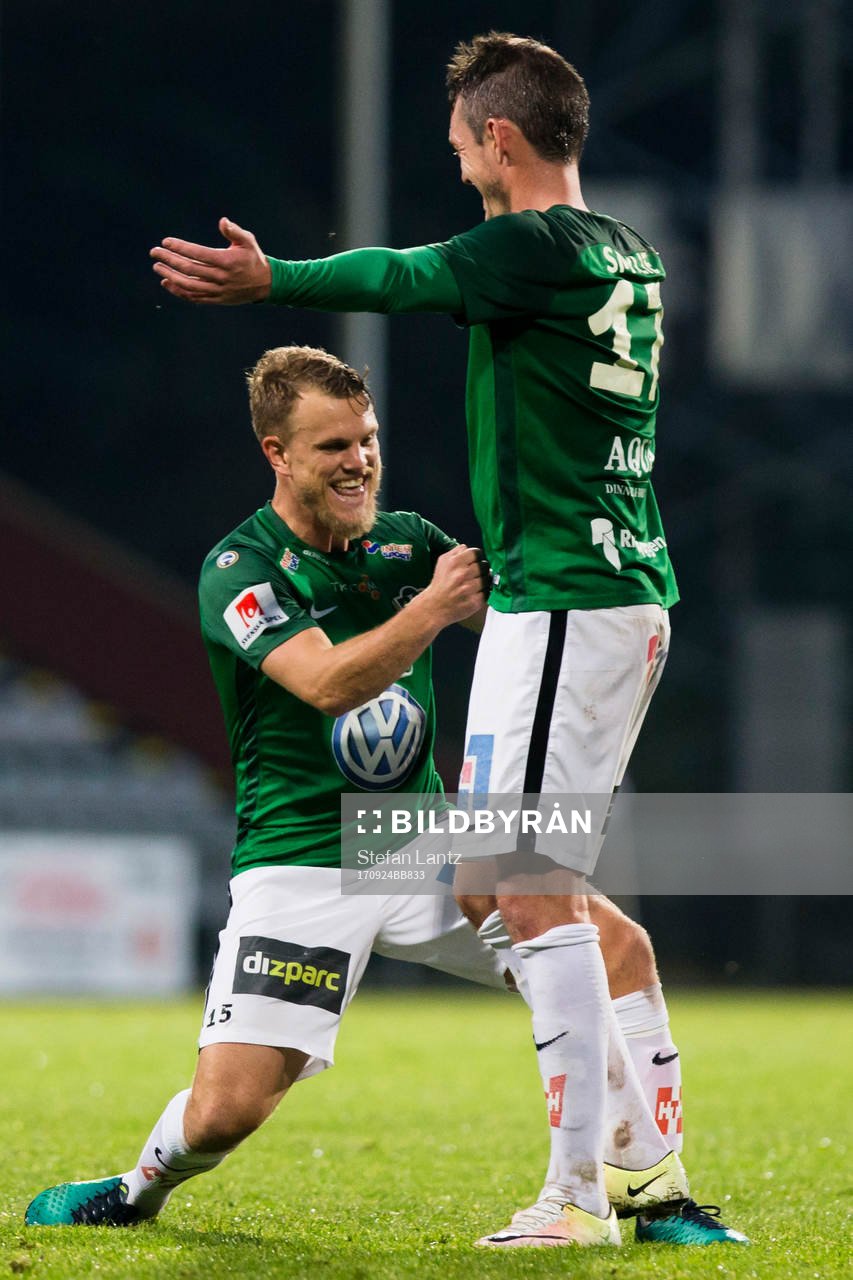 Jönköpings Stian Aasmundsen jublar